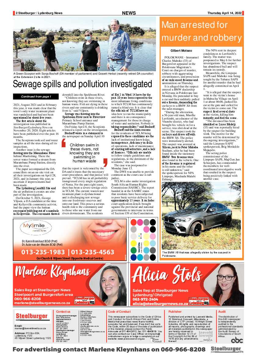 Steelburger News 14 April 2022 page 2