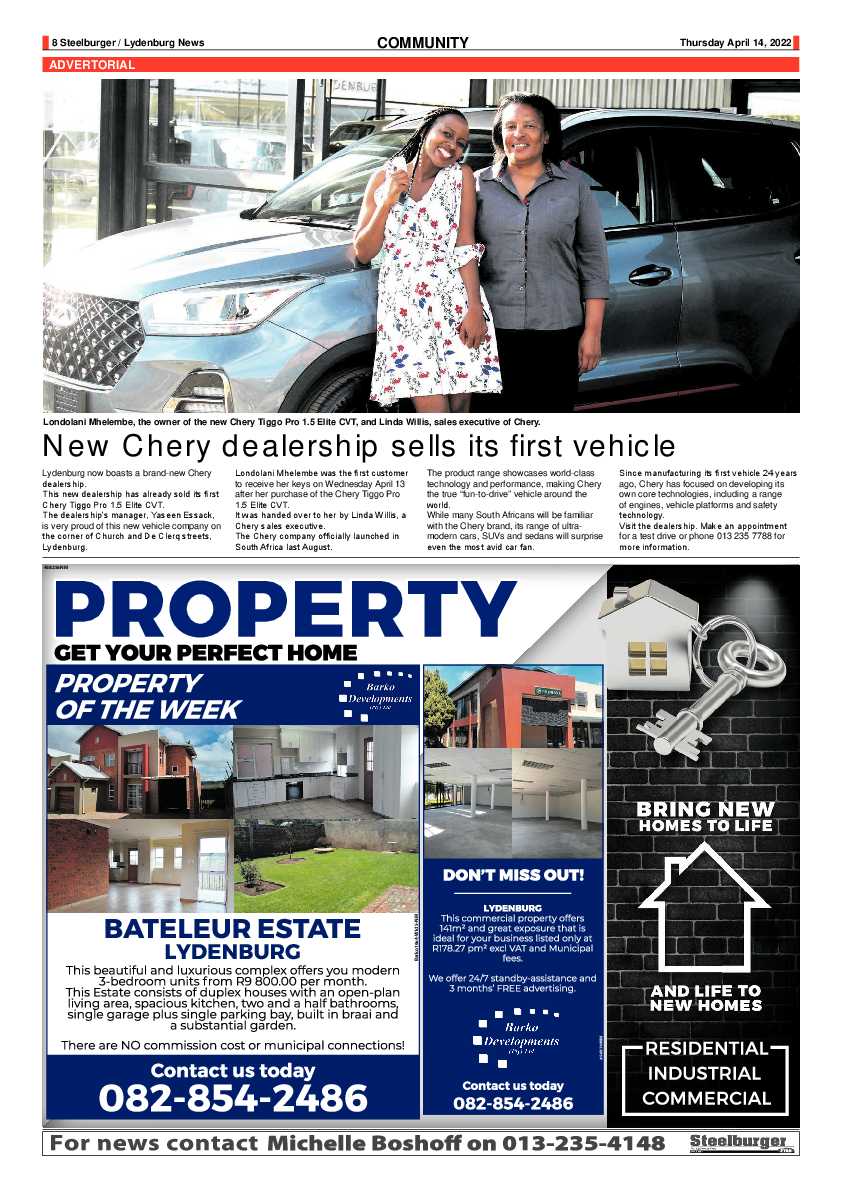 Steelburger News 14 April 2022 page 8