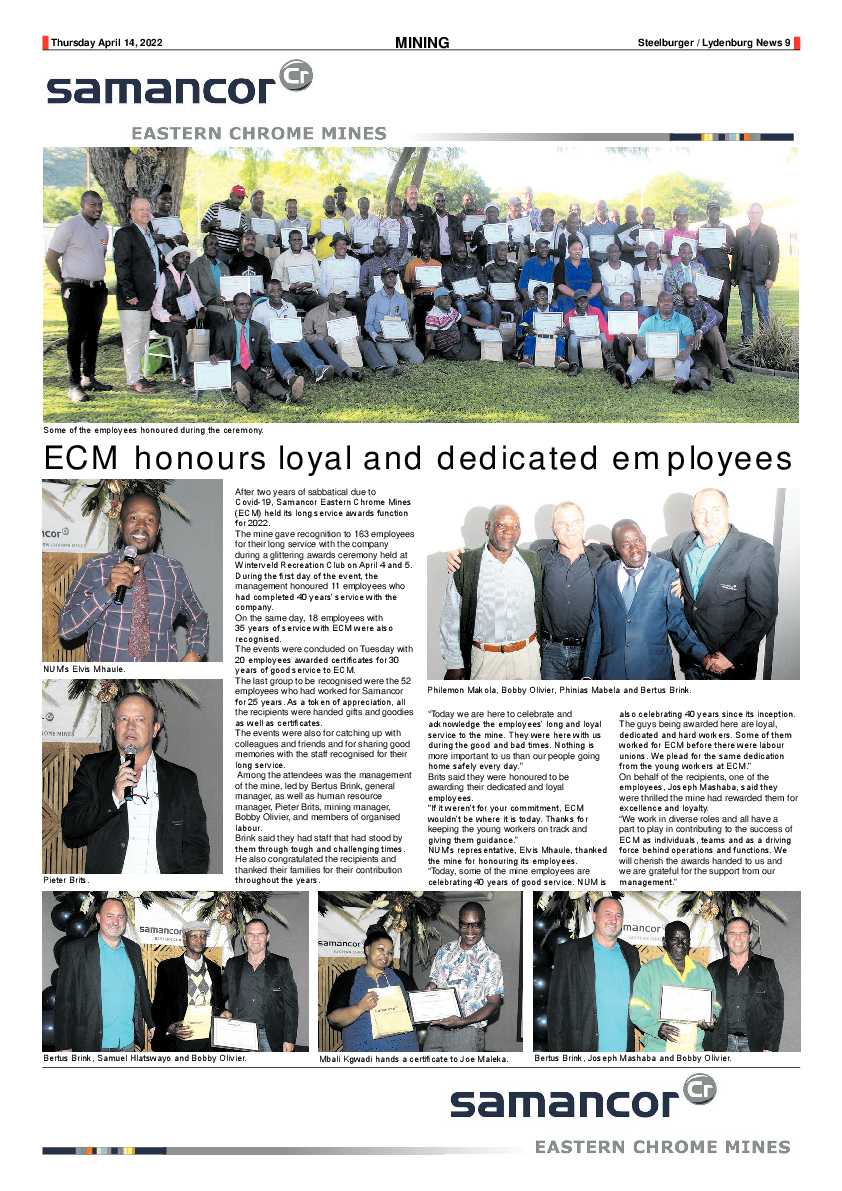 Steelburger News 14 April 2022 page 9