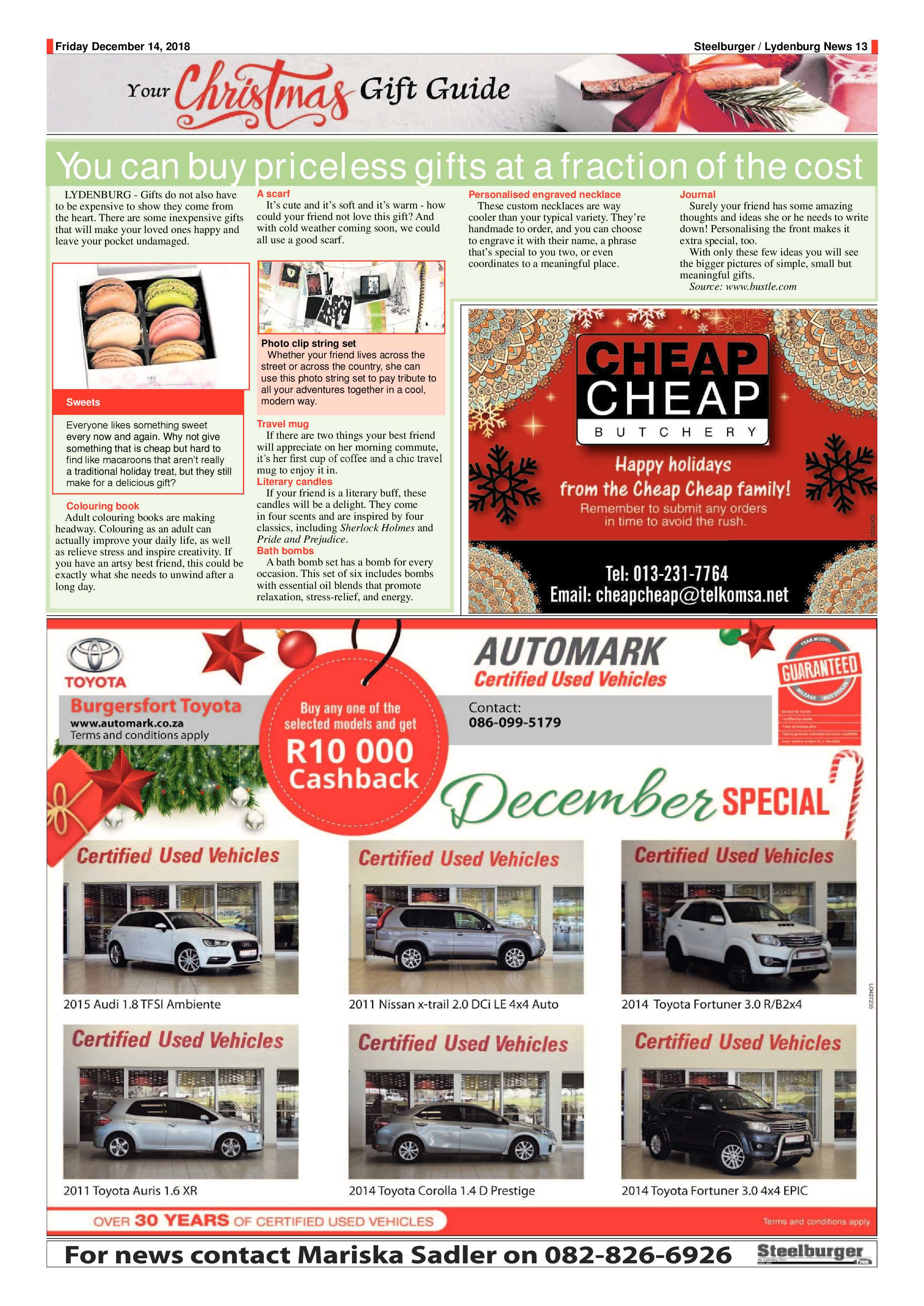 Steelburger News 14 December 2018 page 12