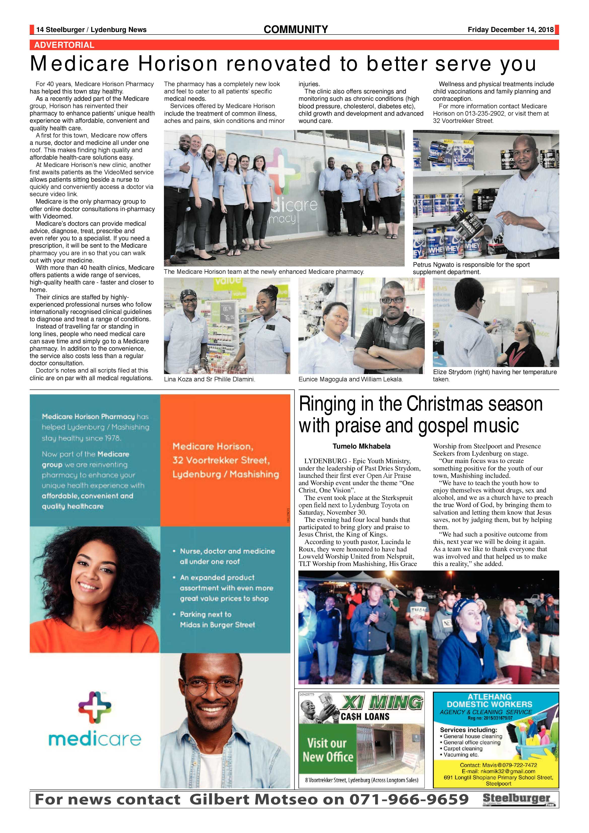 Steelburger News 14 December 2018 page 13