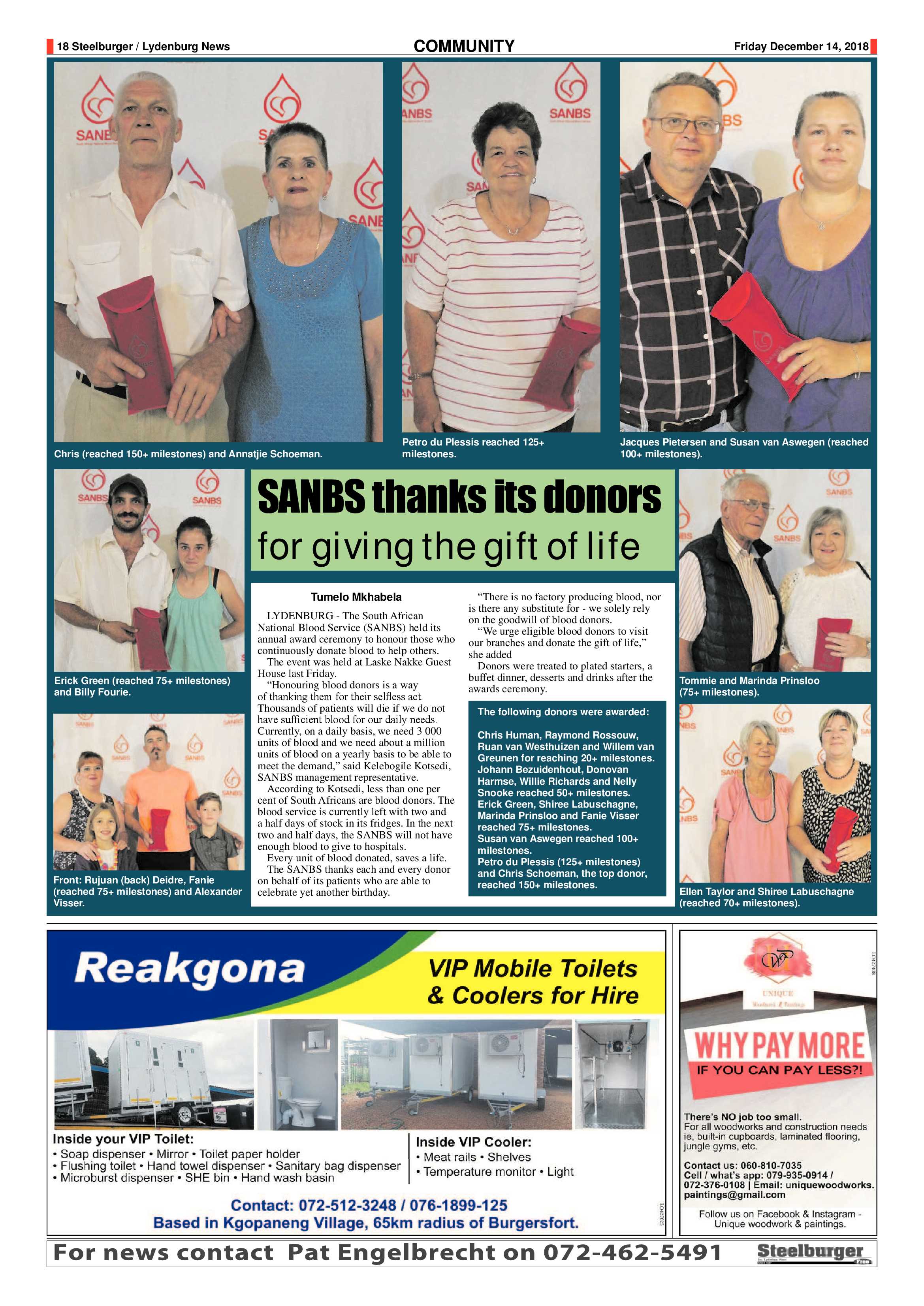 Steelburger News 14 December 2018 page 16
