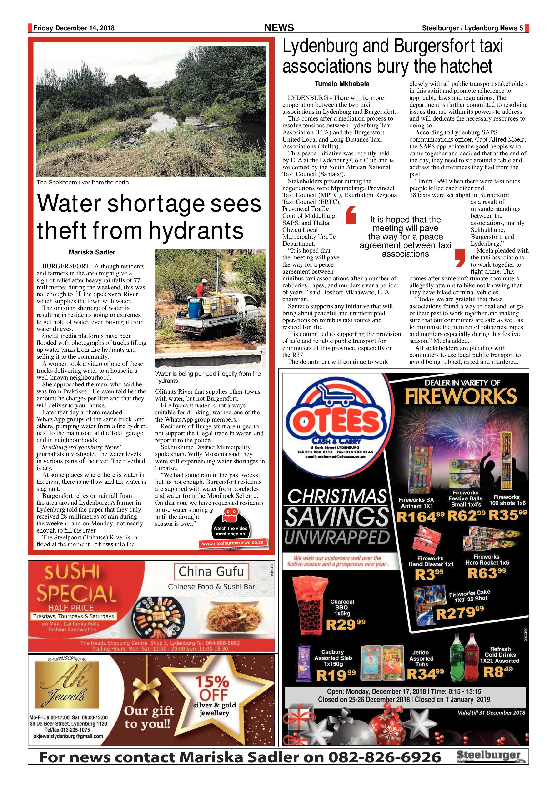 Steelburger News 14 December 2018 page 5