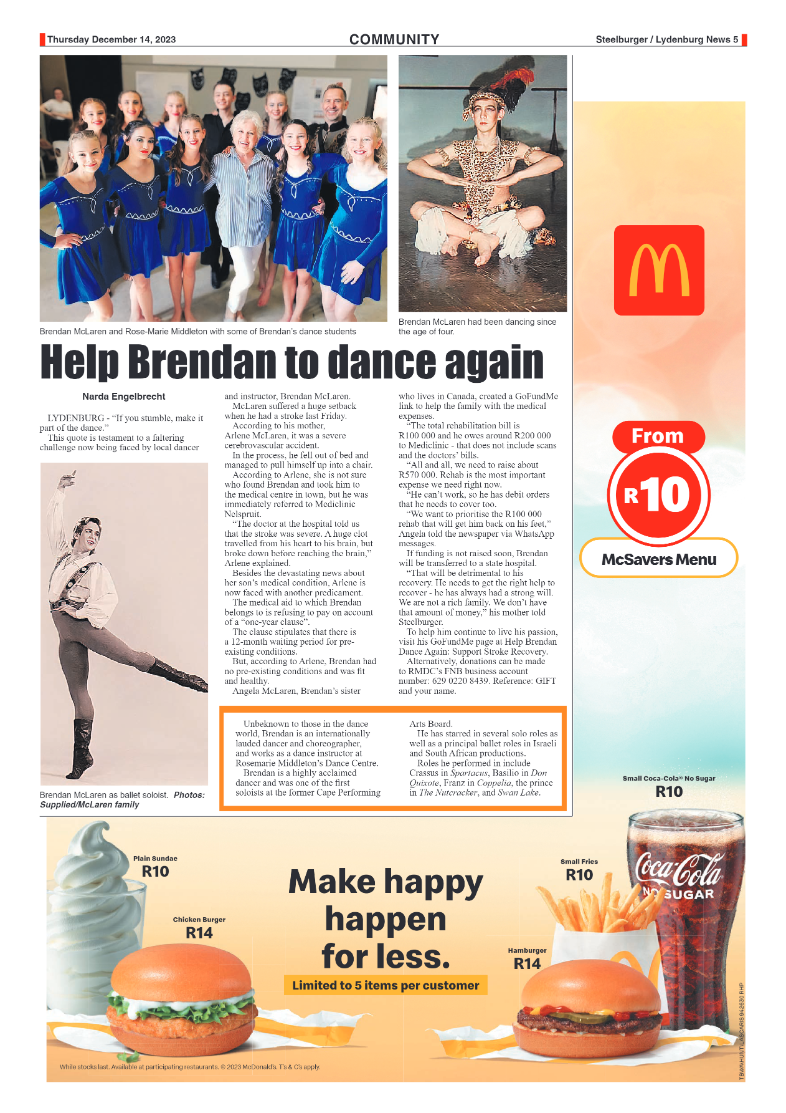 Steelburger news 14 December 2023 page 5