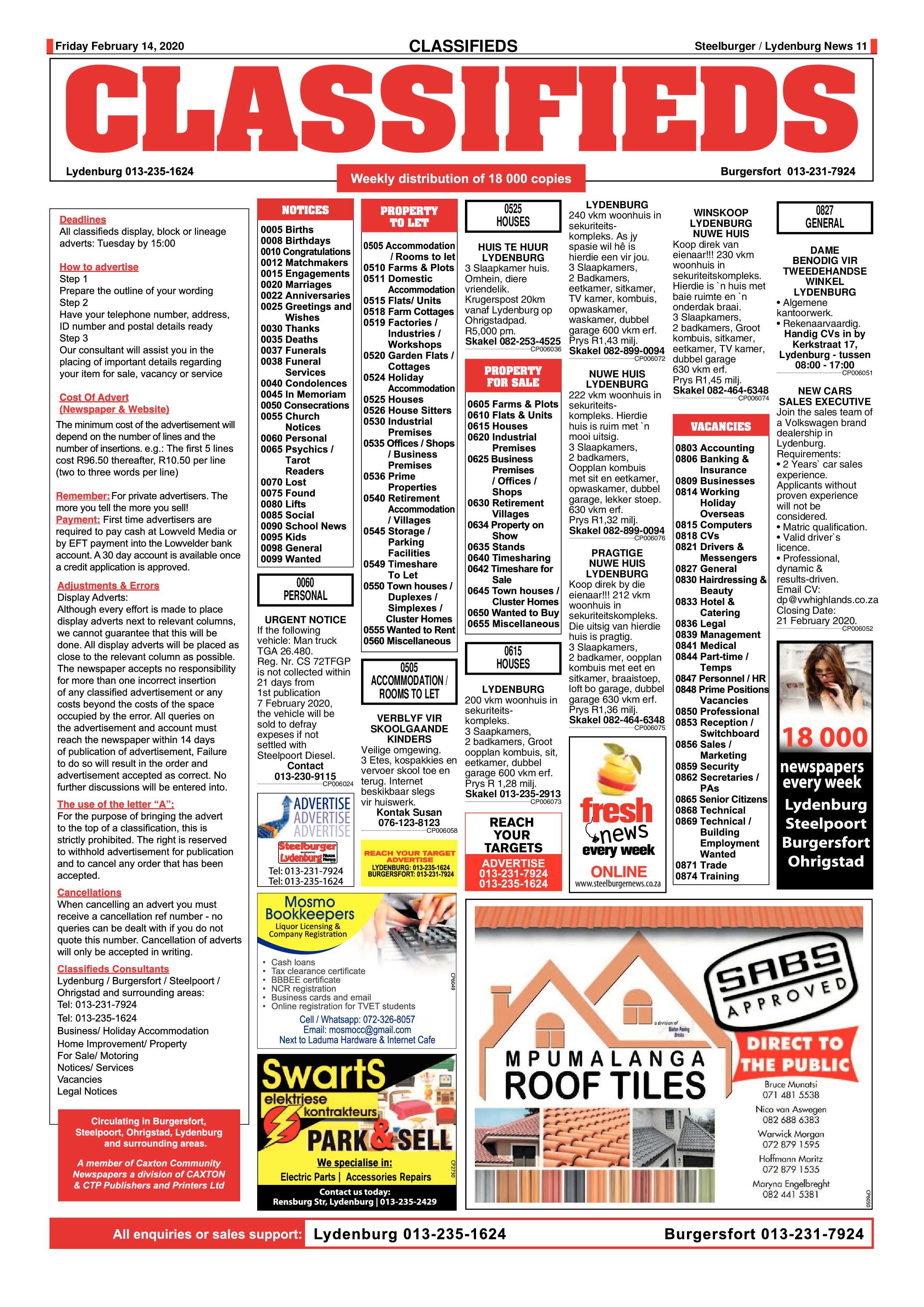 Steelburger News 14 February 2020 page 11