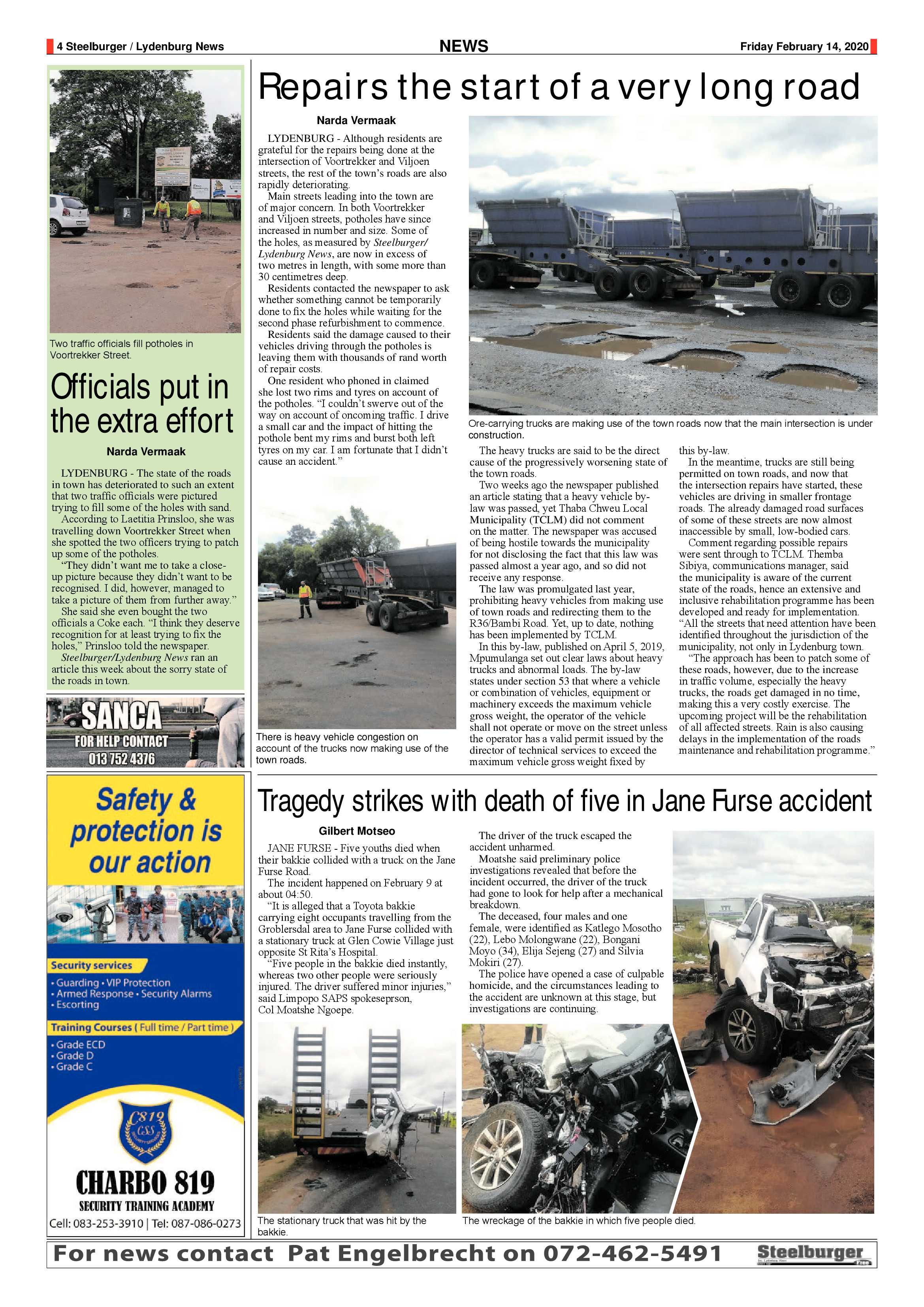 Steelburger News 14 February 2020 page 4