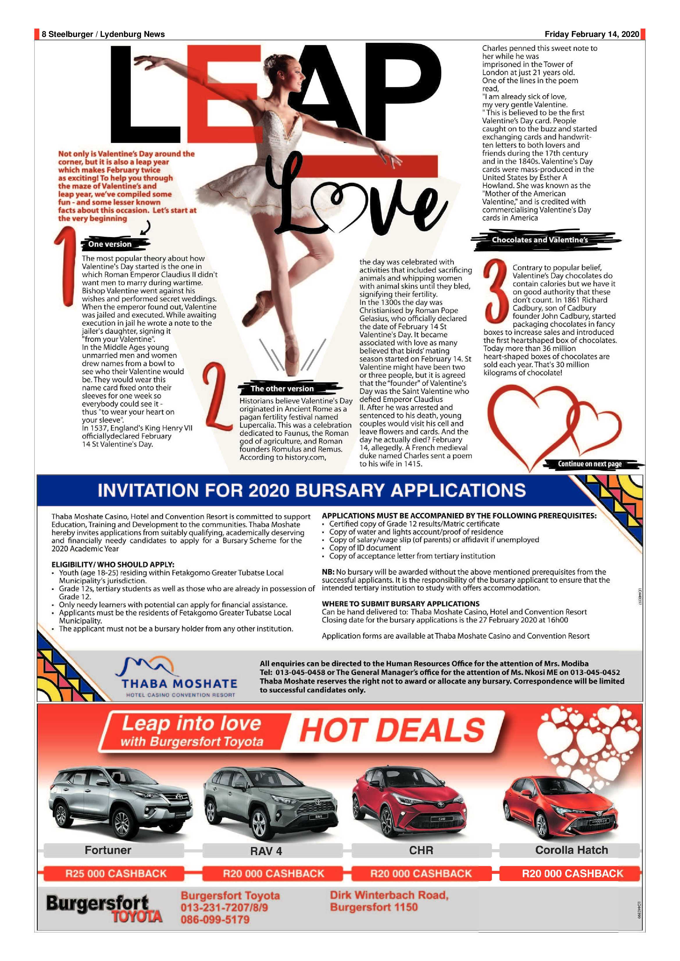 Steelburger News 14 February 2020 page 8