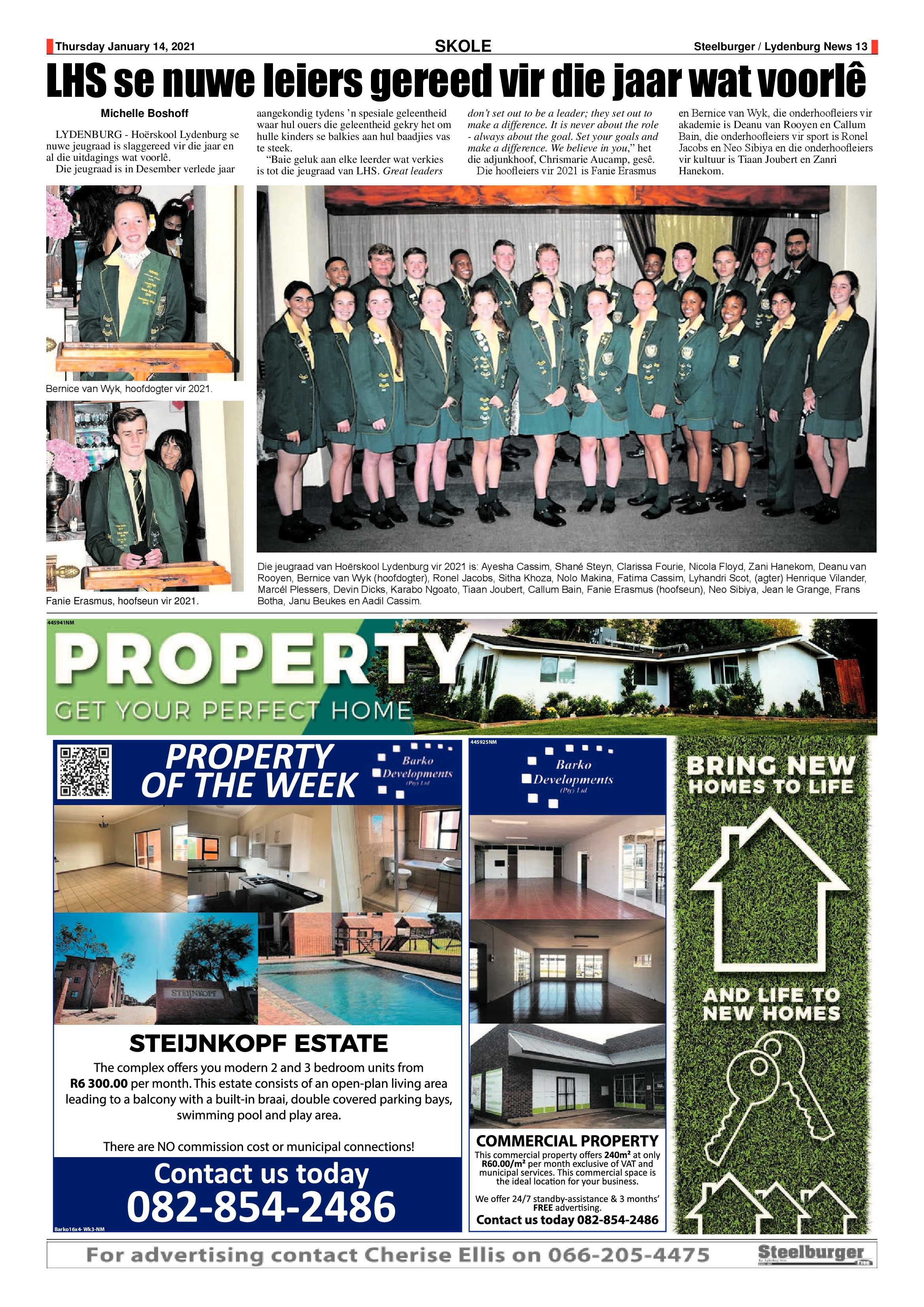 Steelburger news 14 January 2021 page 13