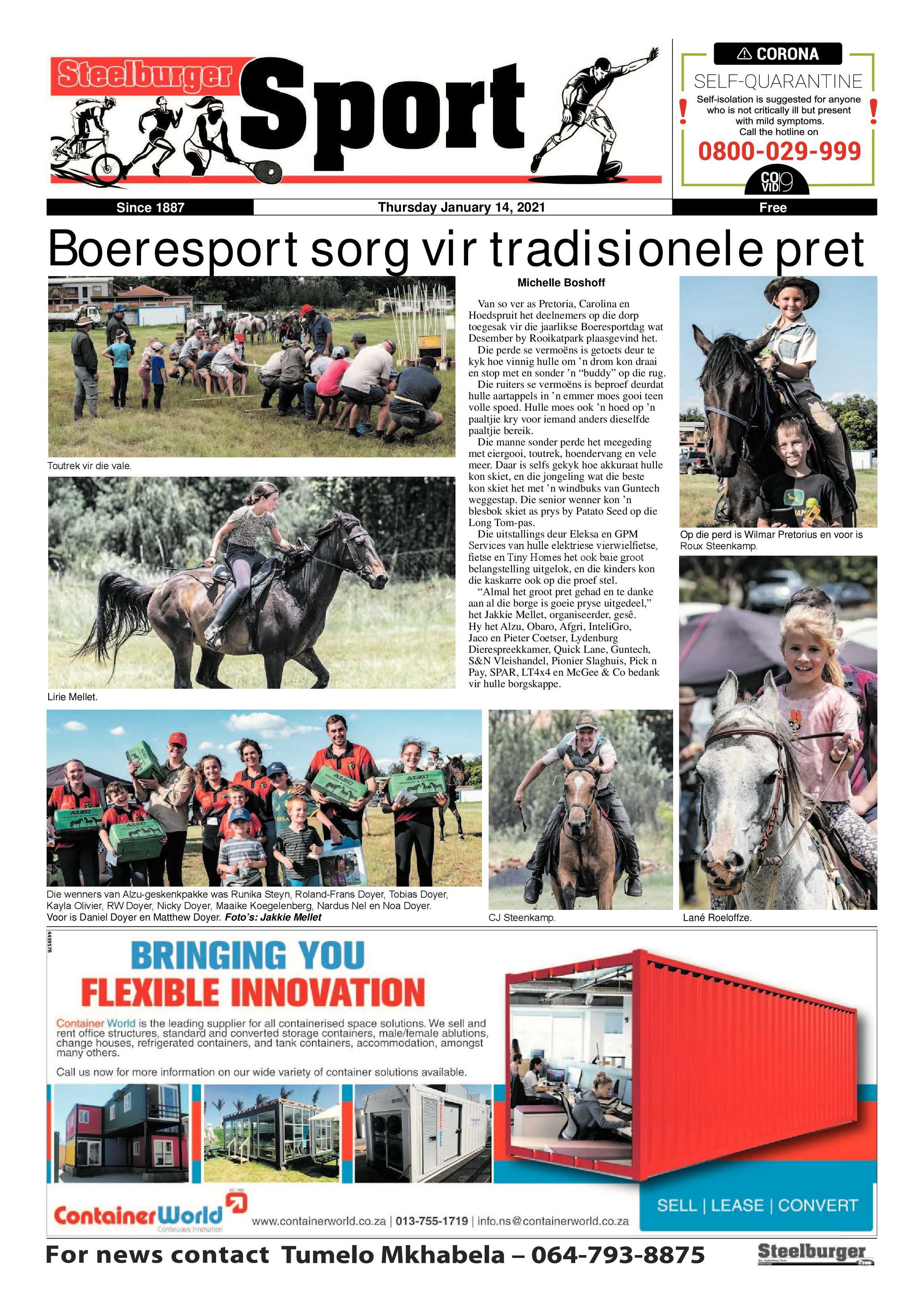 Steelburger news 14 January 2021 page 24