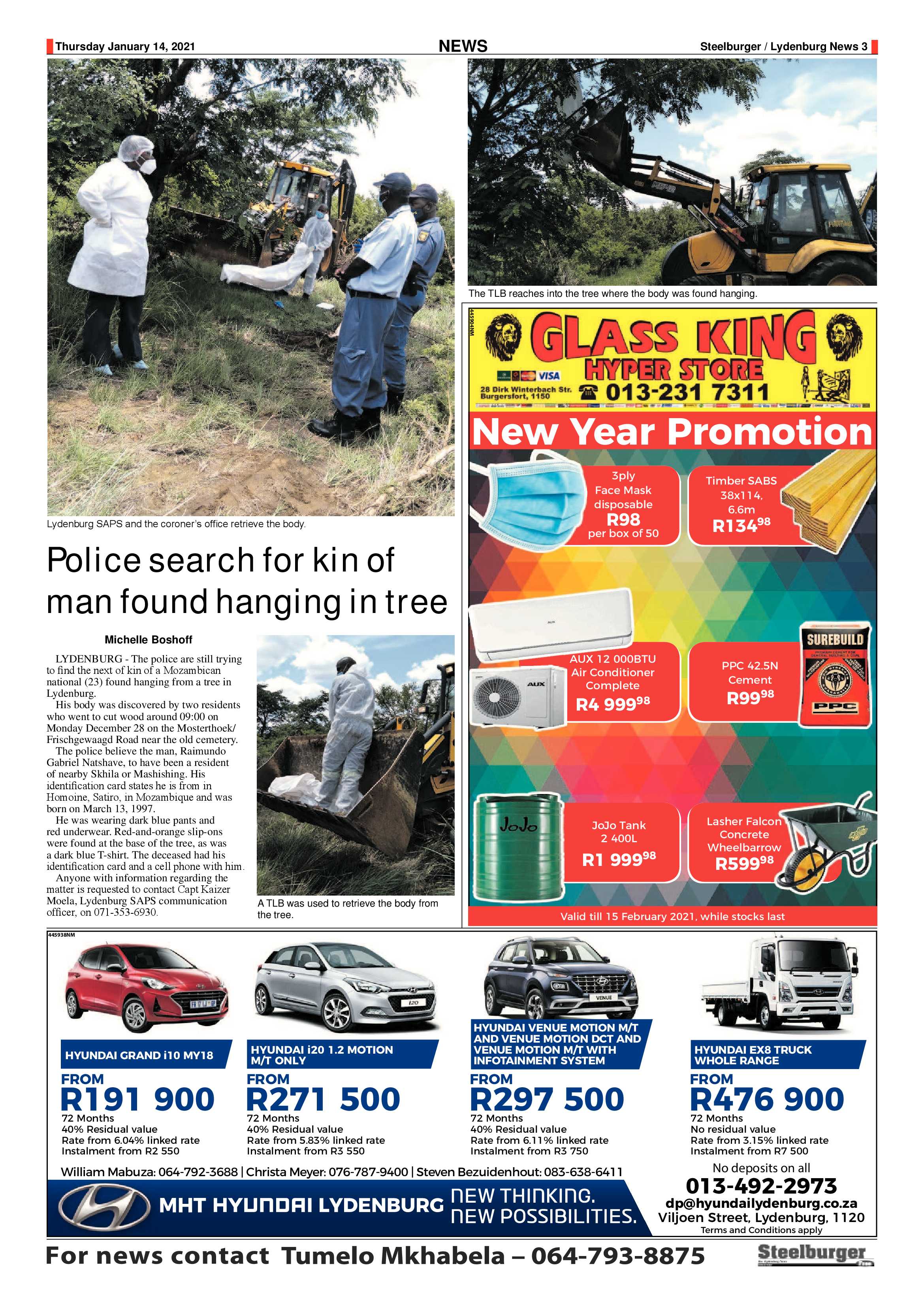 Steelburger news 14 January 2021 page 3