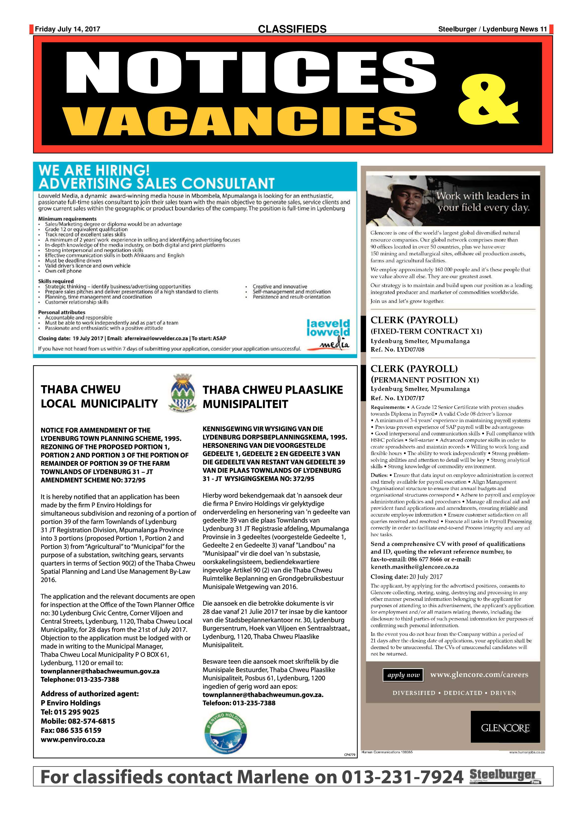 Steelburger News 17 July 2017 page 11