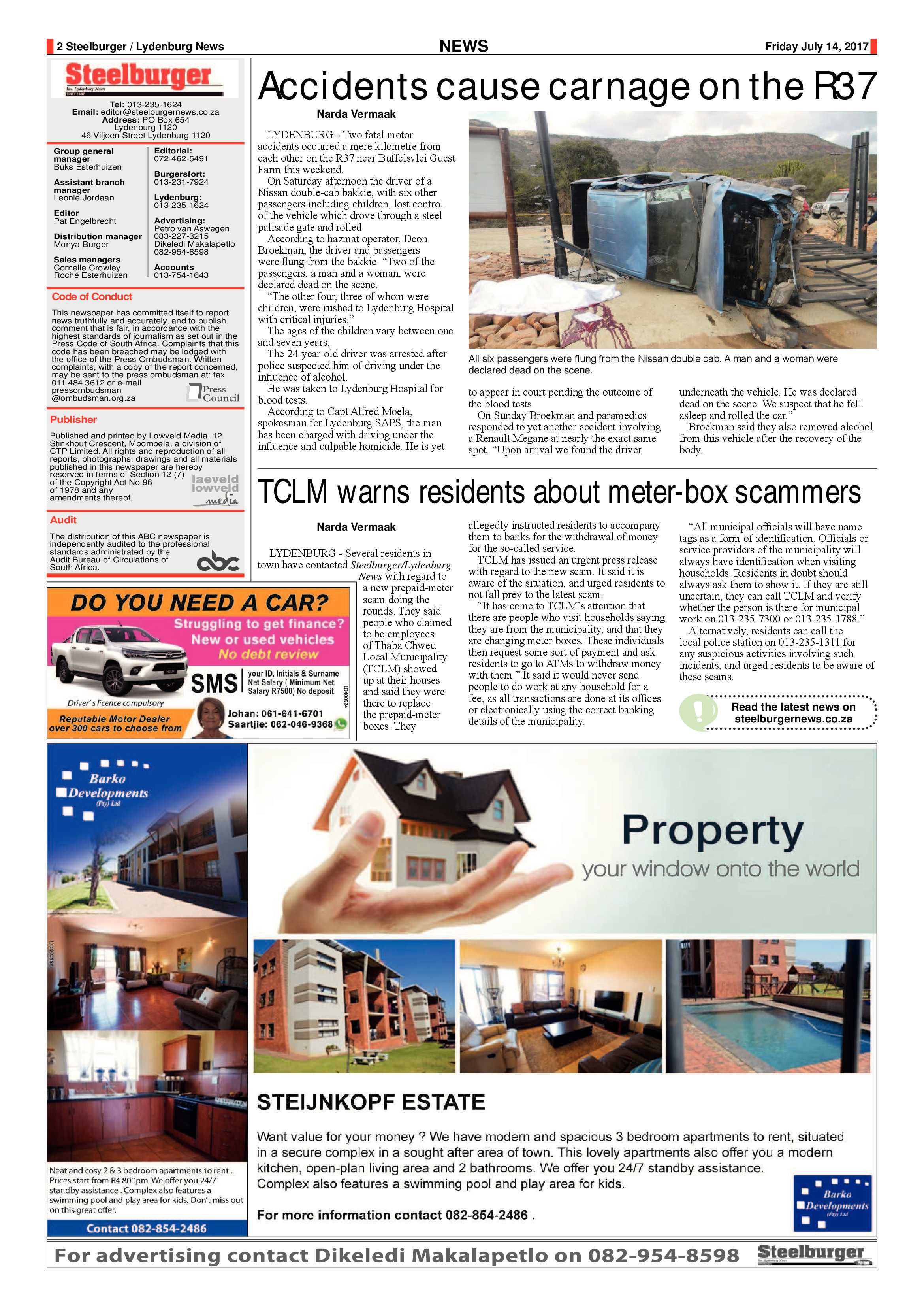 Steelburger News 17 July 2017 page 2