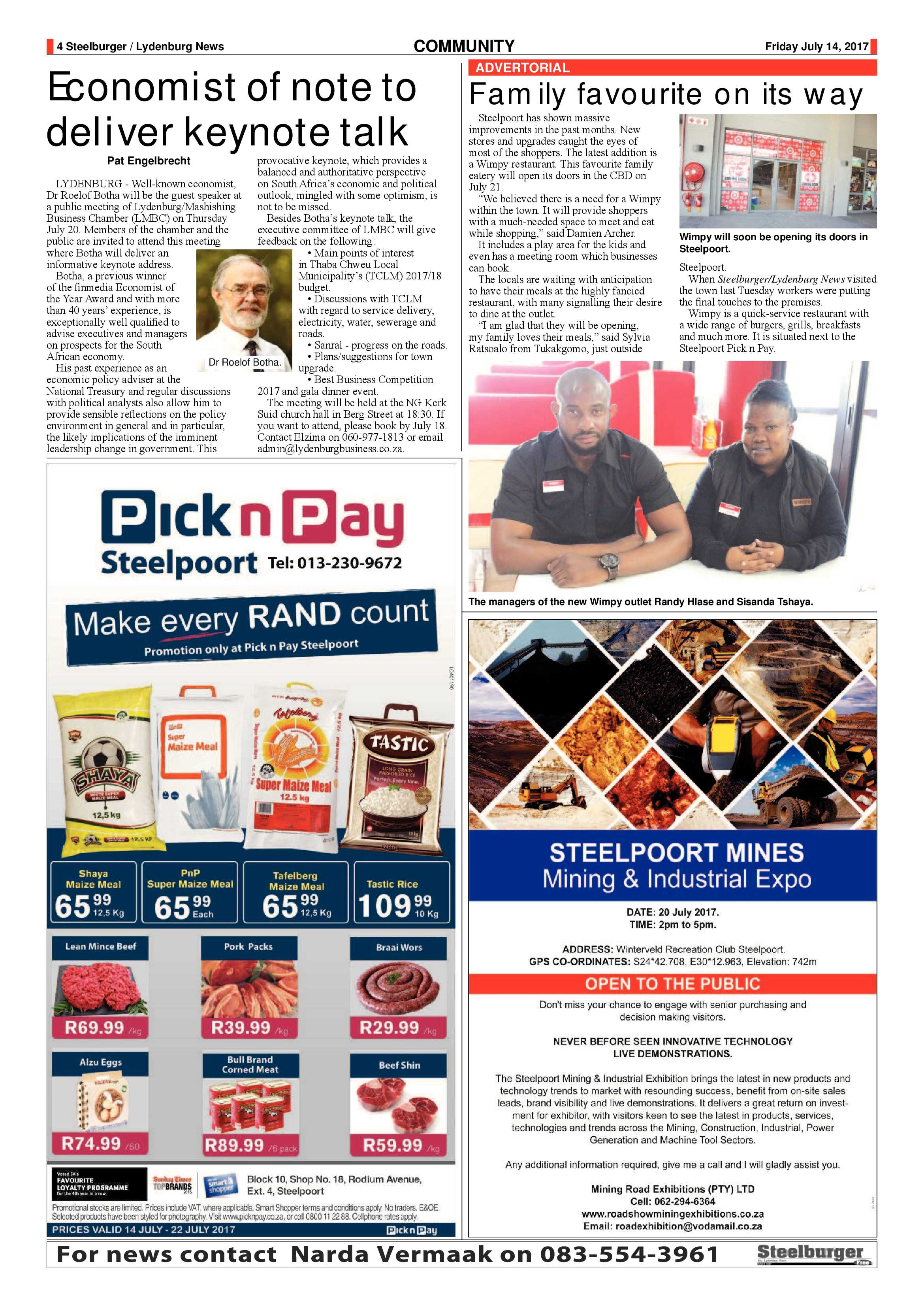 Steelburger News 17 July 2017 page 4