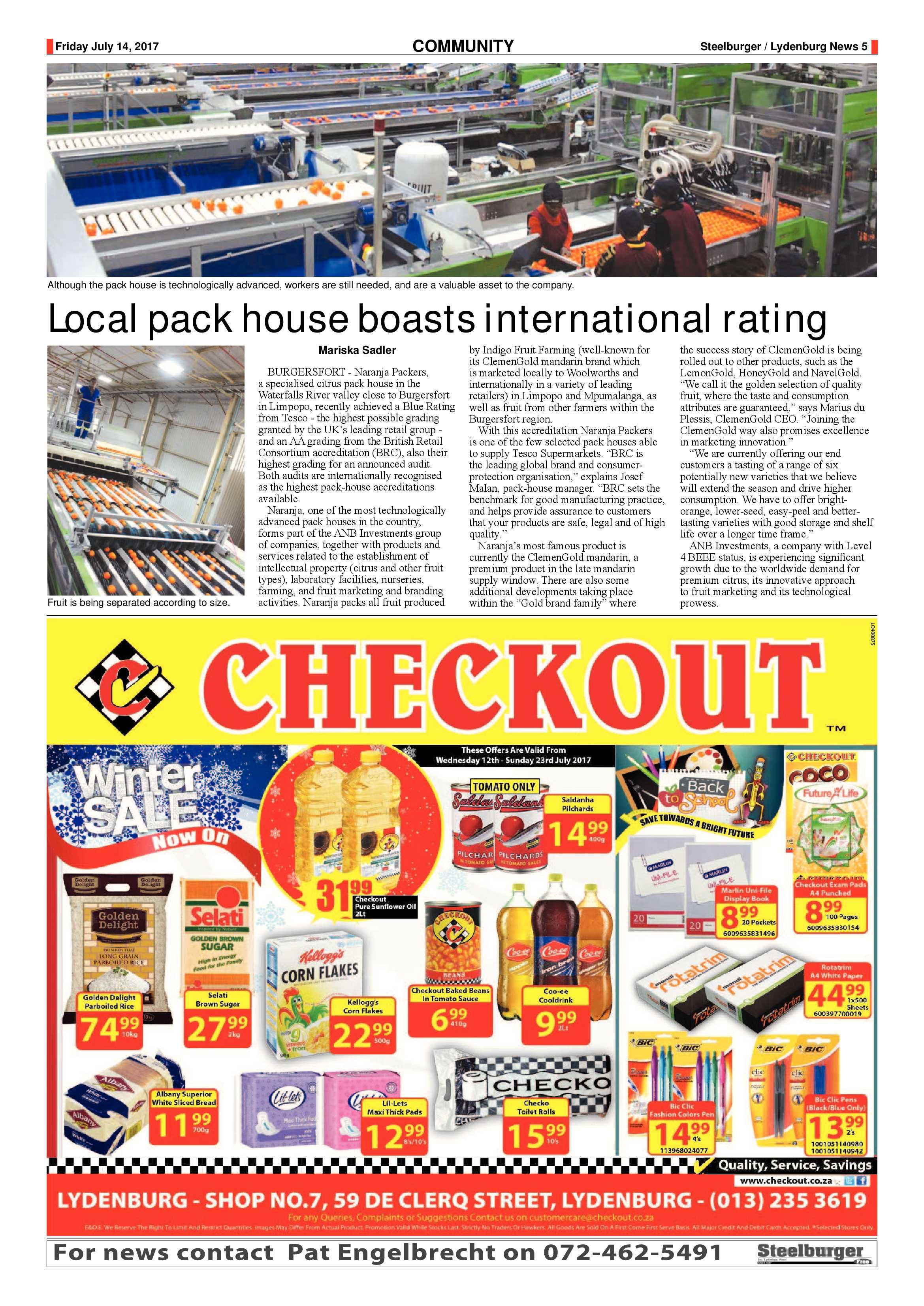 Steelburger News 17 July 2017 page 5