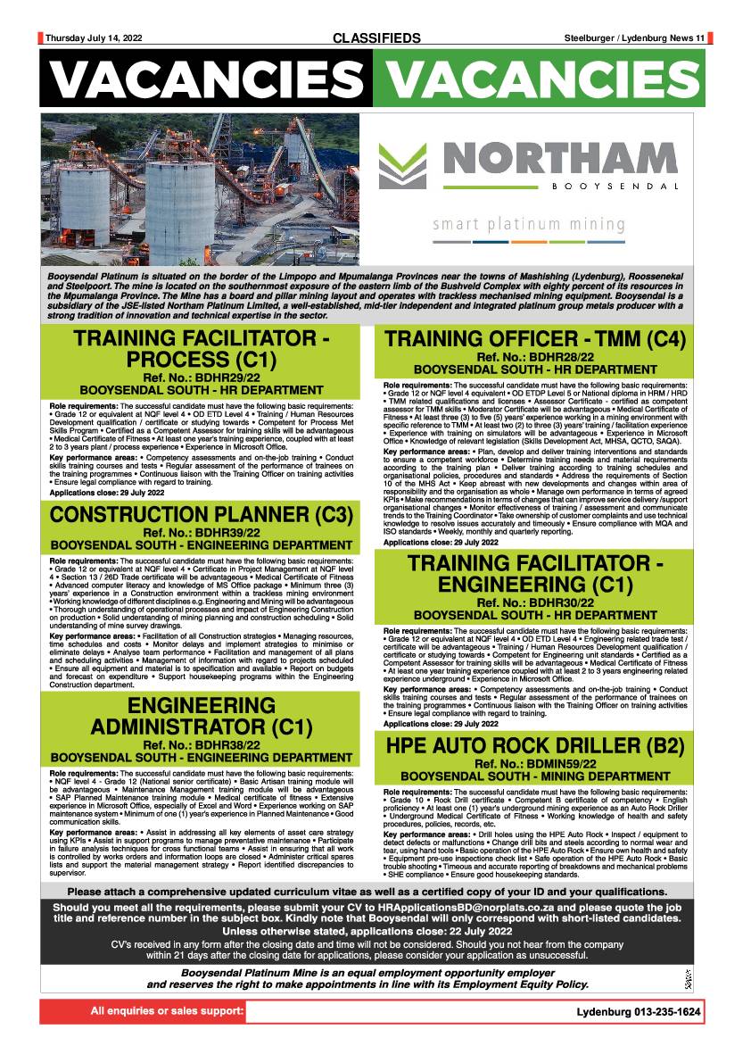 Steelburger News 14 July 2022 page 11