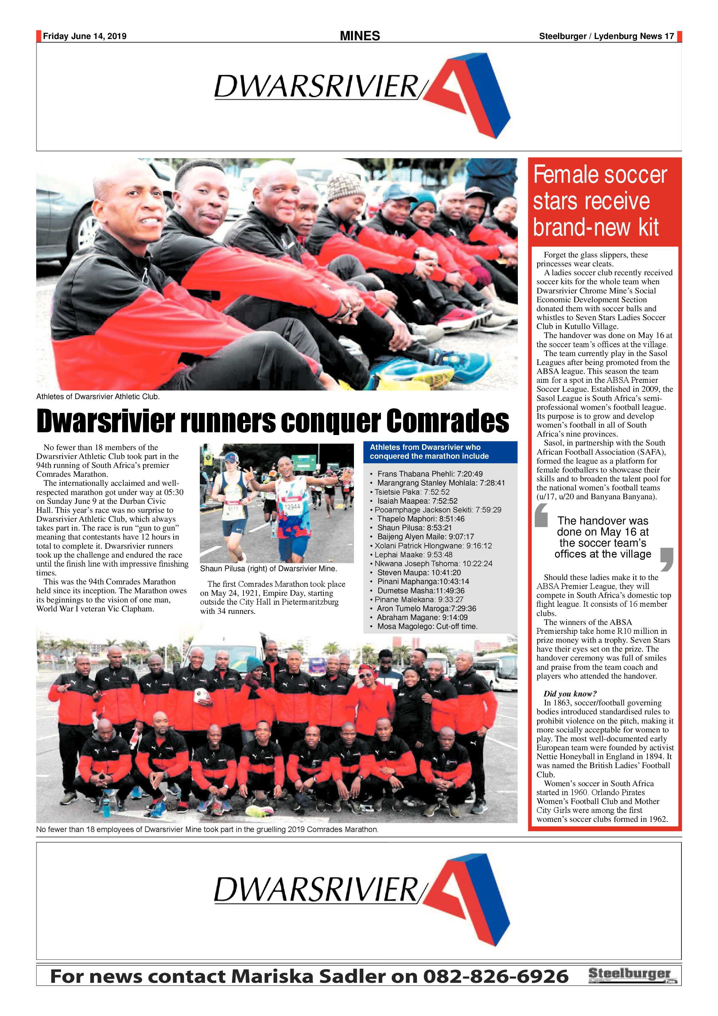 Steelburger News 14 June 2019 page 16