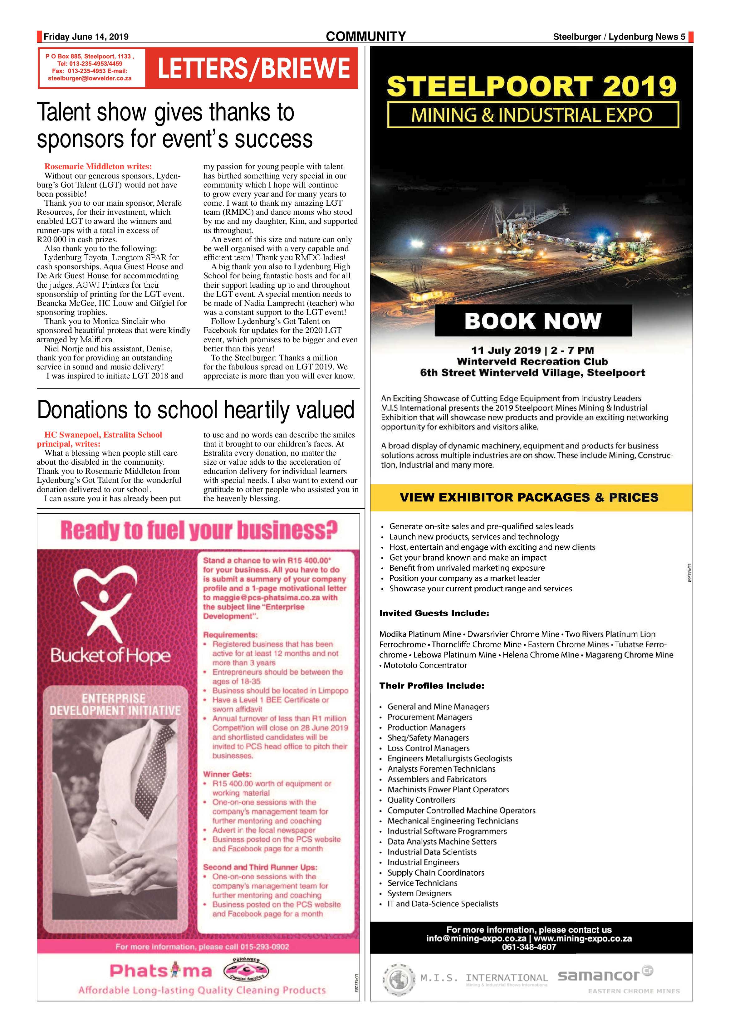 Steelburger News 14 June 2019 page 5