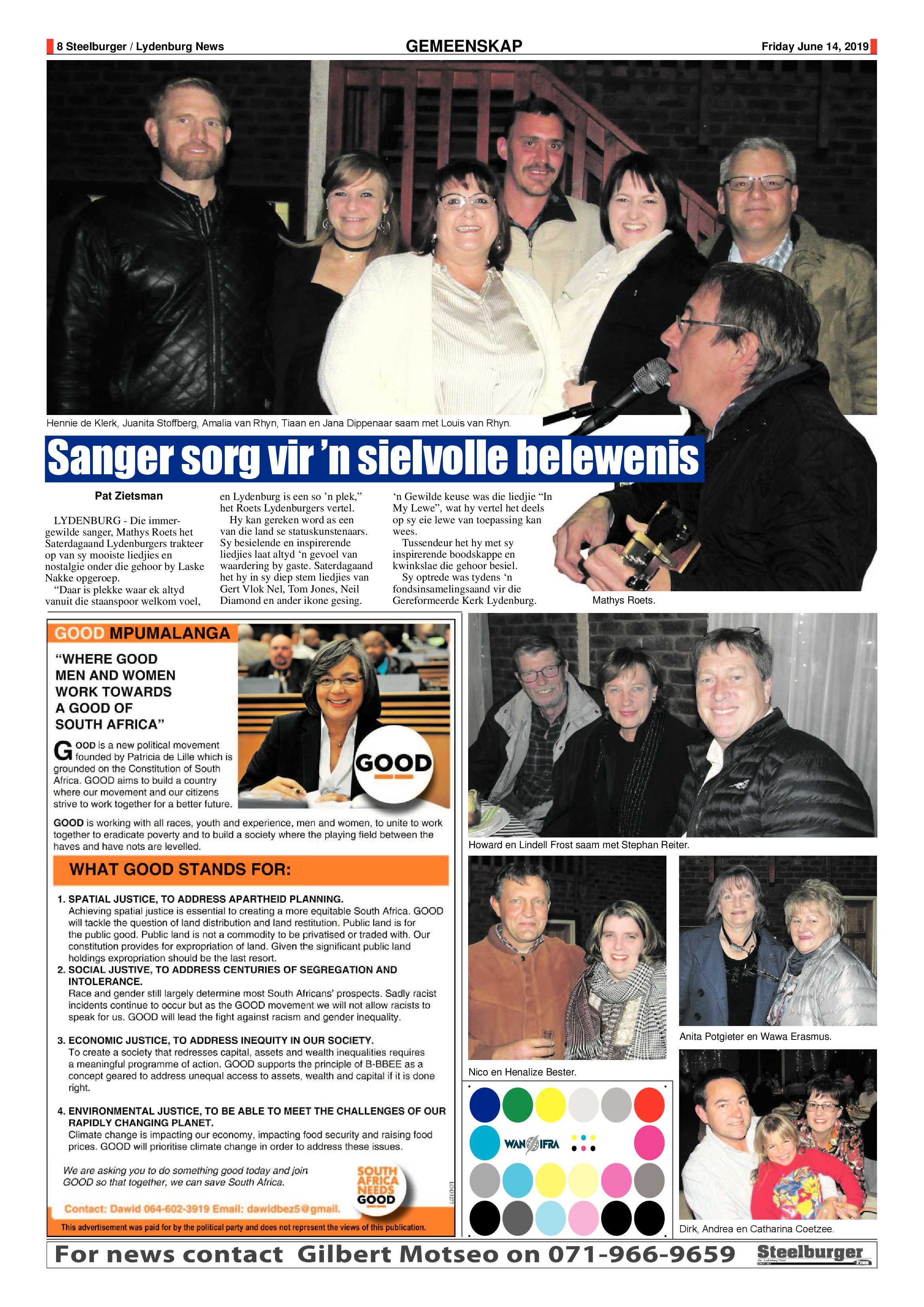 Steelburger News 14 June 2019 page 8