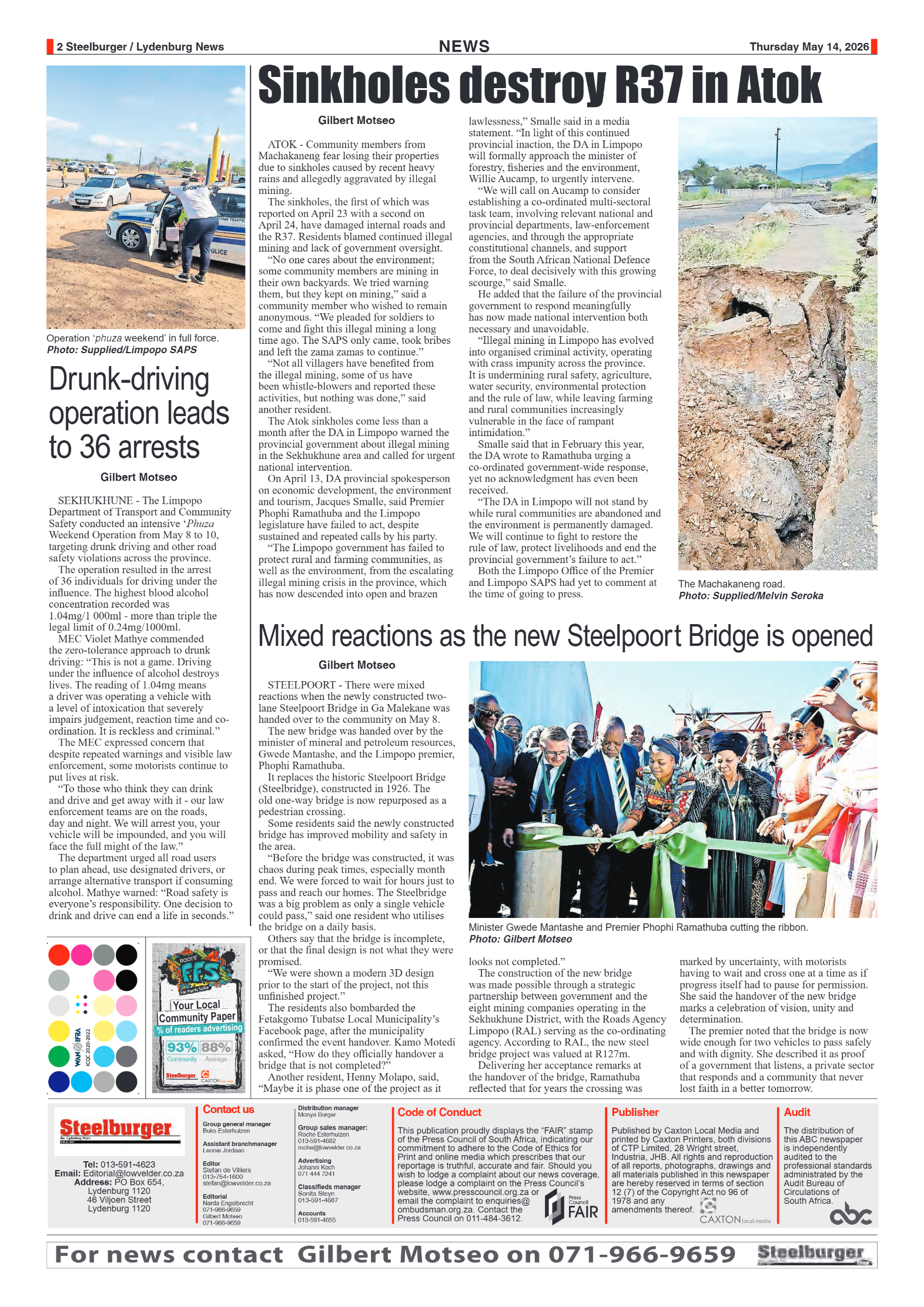 Steelburger News 14 May 2026 page 2