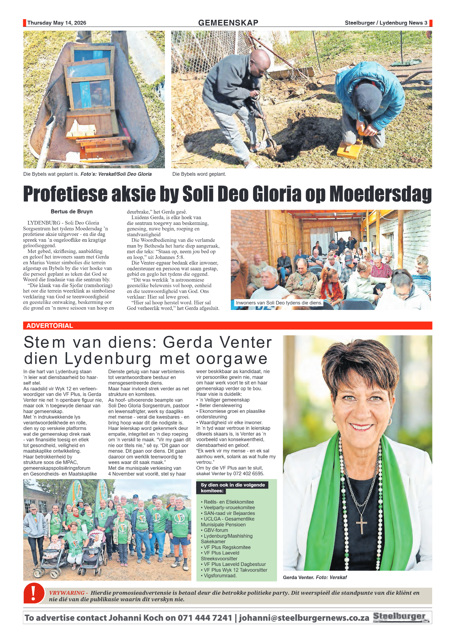 Steelburger News 14 May 2026 page 3
