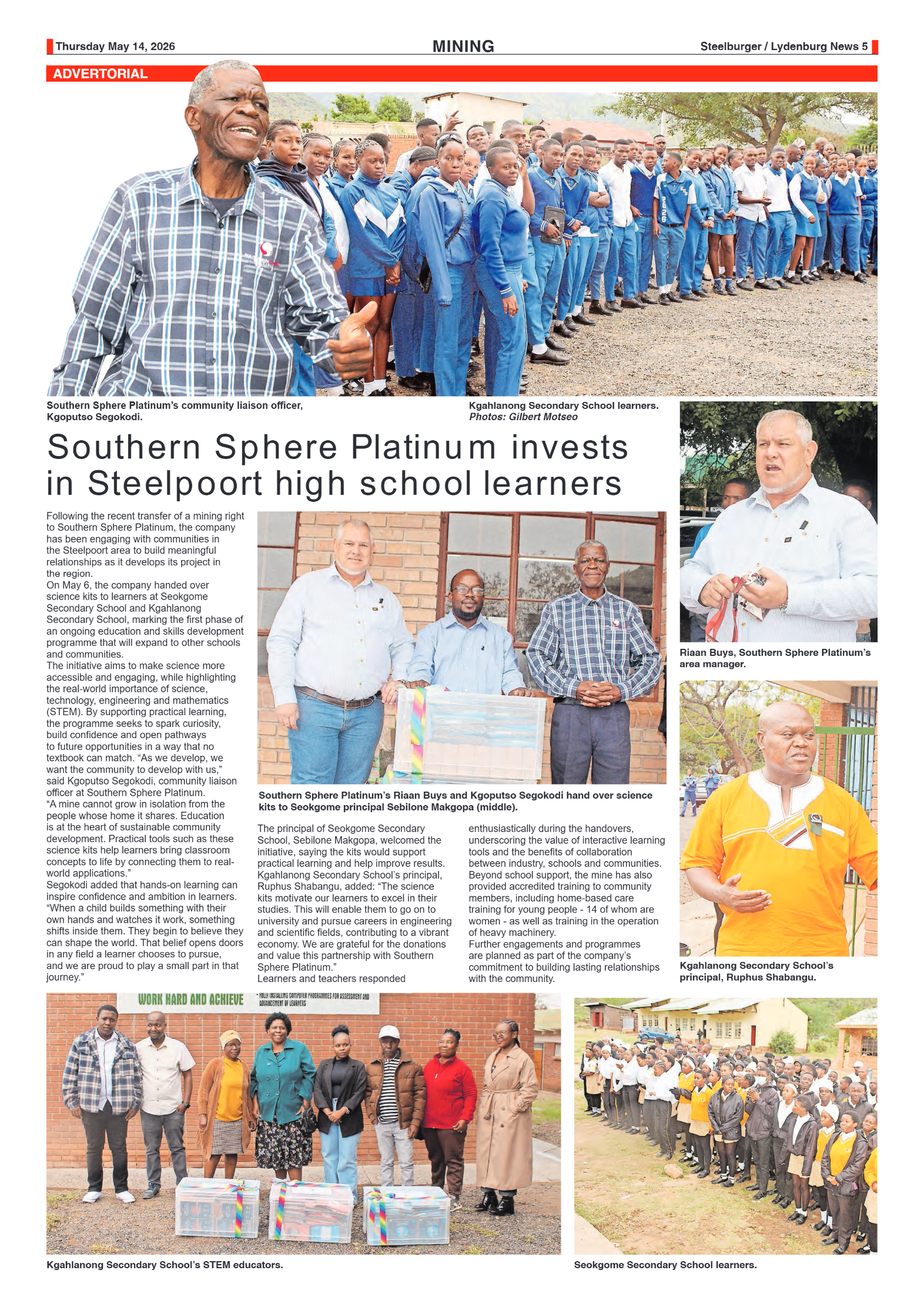 Steelburger News 14 May 2026 page 5