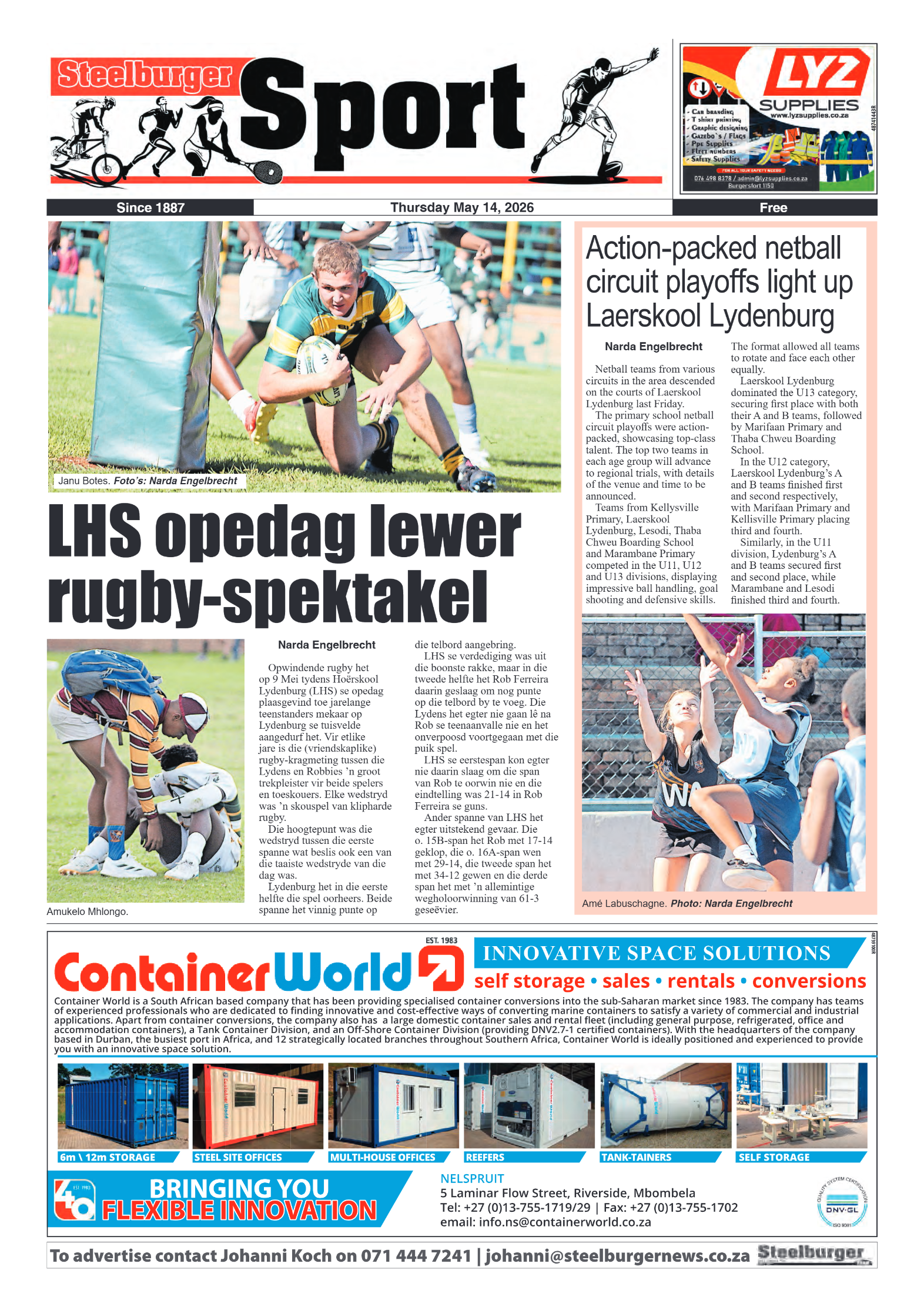 Steelburger News 14 May 2026 page 8