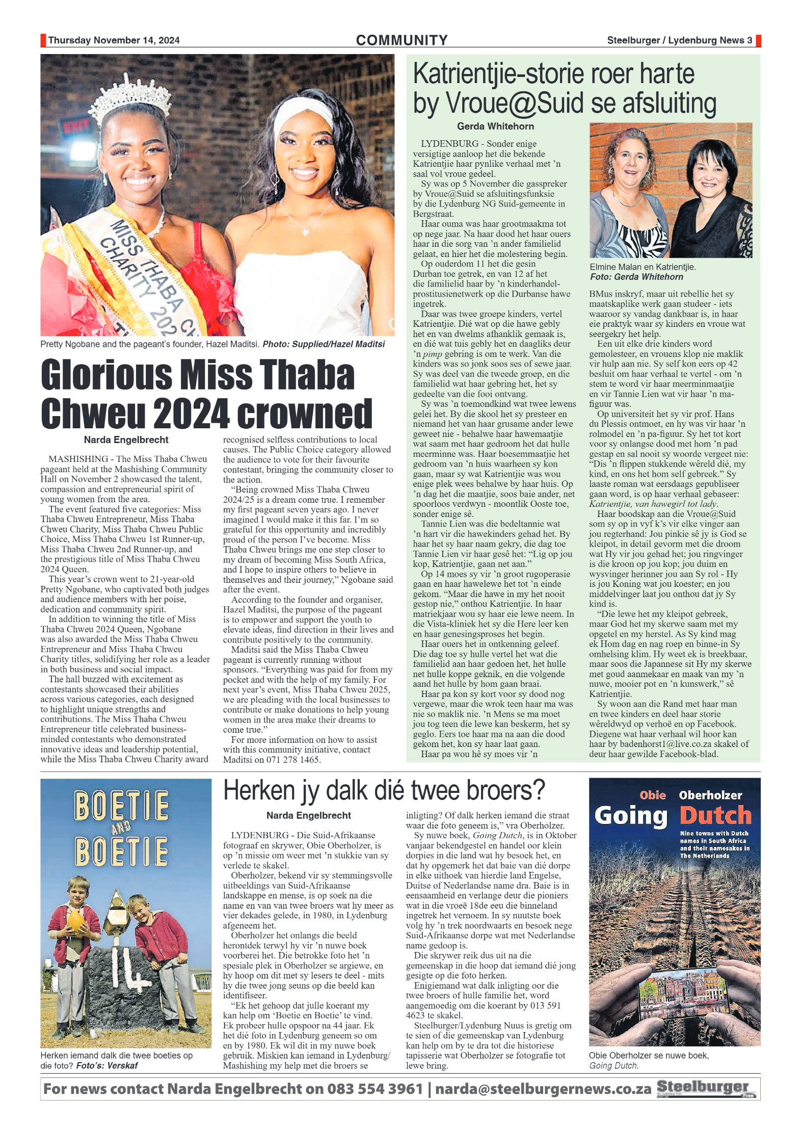 Steelburger News 14 November 2024 page 3