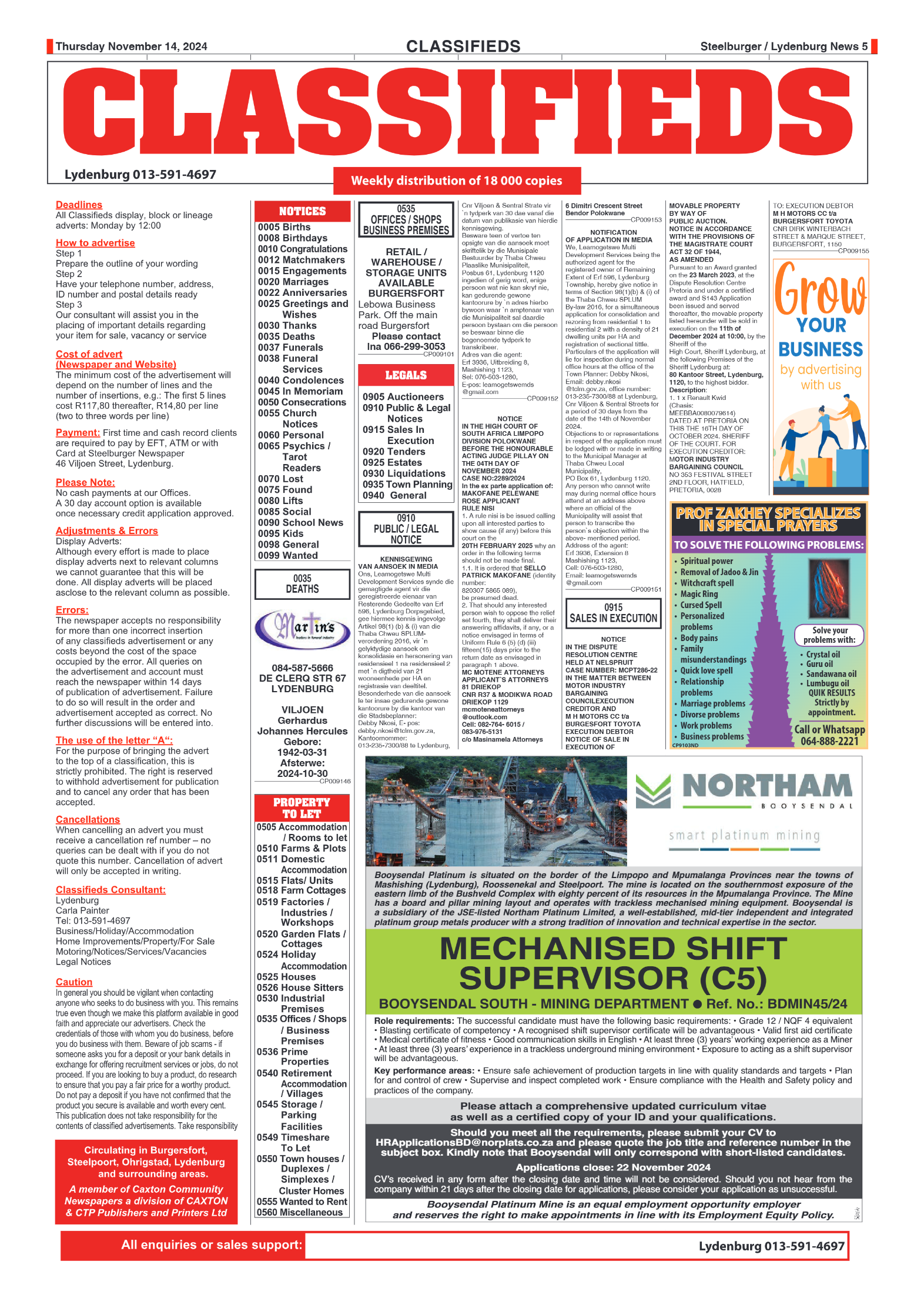 Steelburger News 14 November 2024 page 5