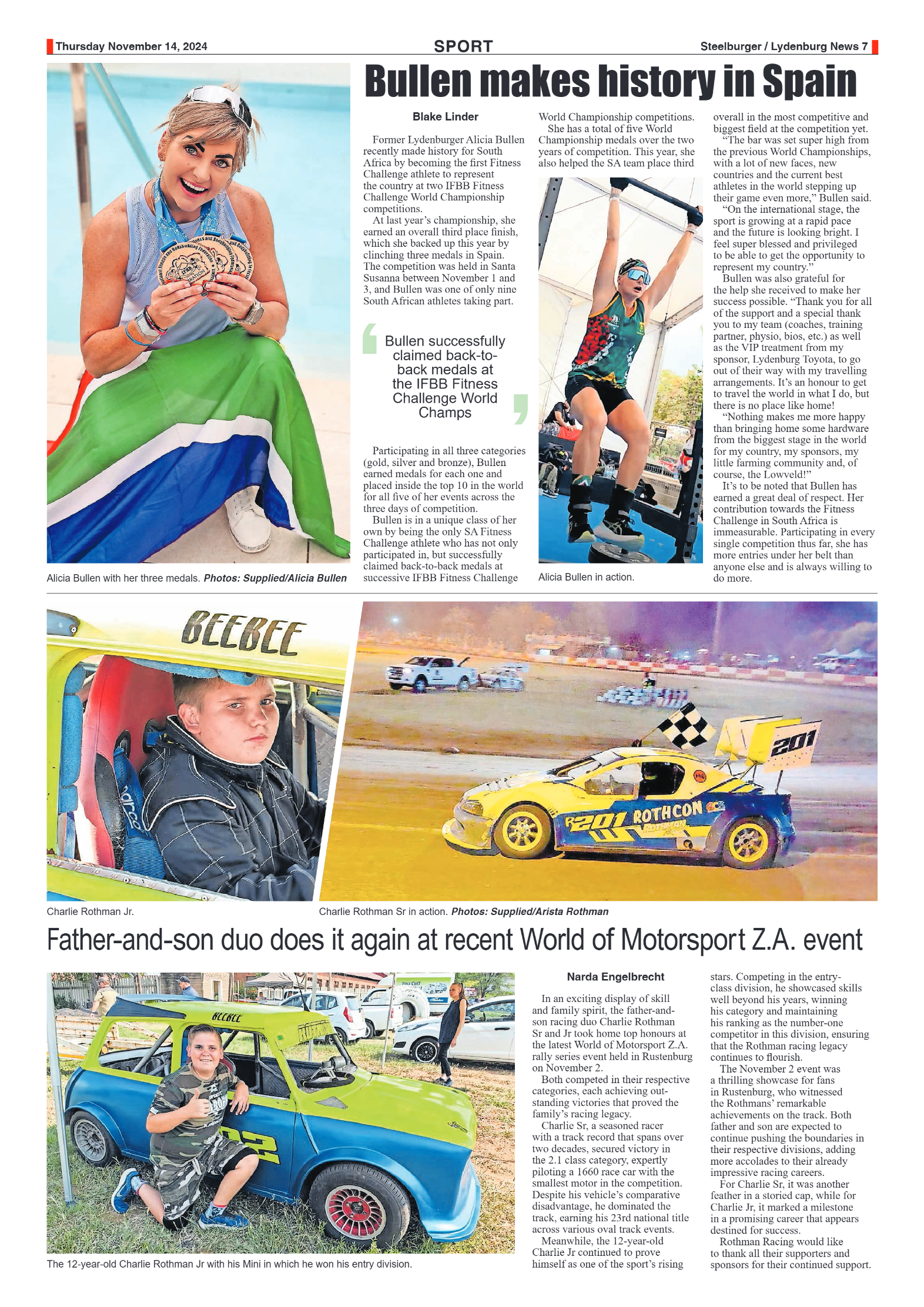 Steelburger News 14 November 2024 page 7