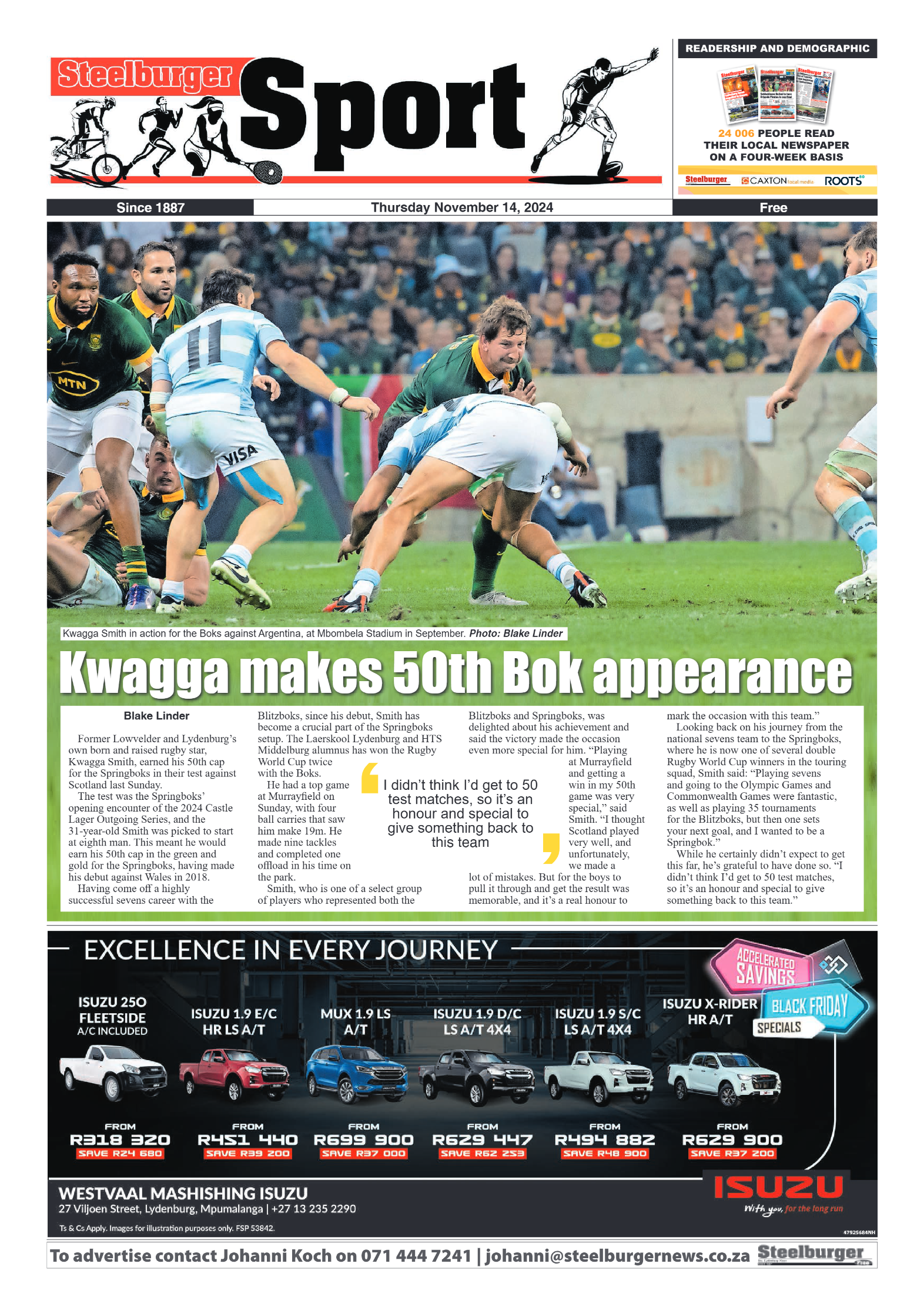 Steelburger News 14 November 2024 page 8