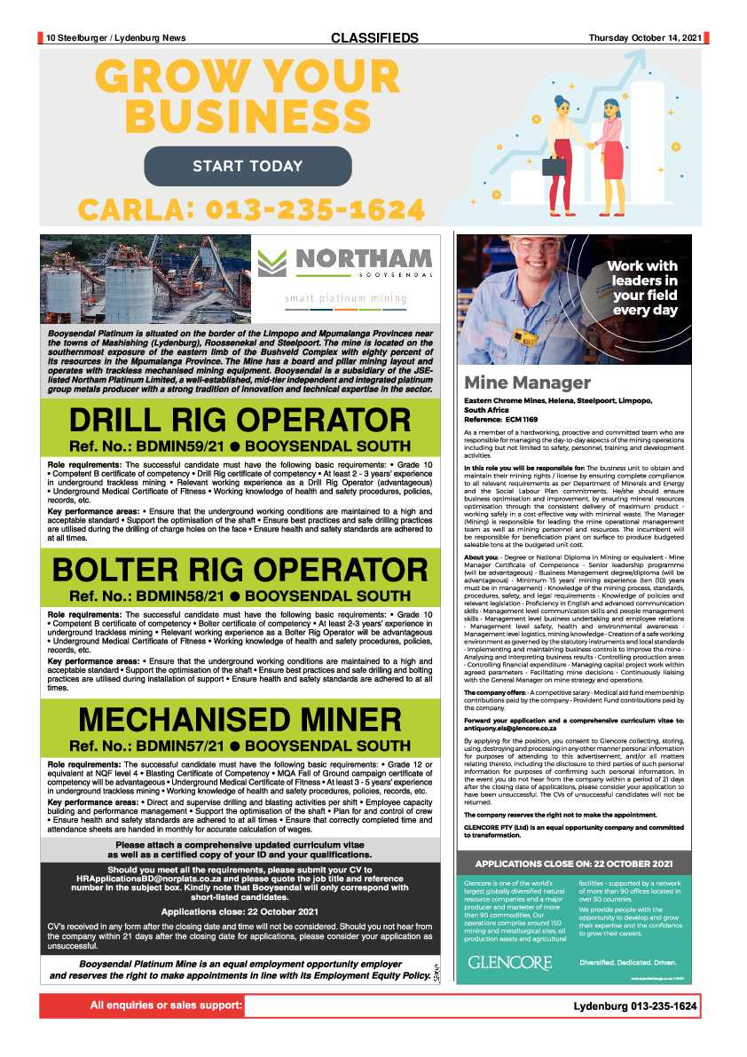 Steelburger News 14 October 2021 page 10