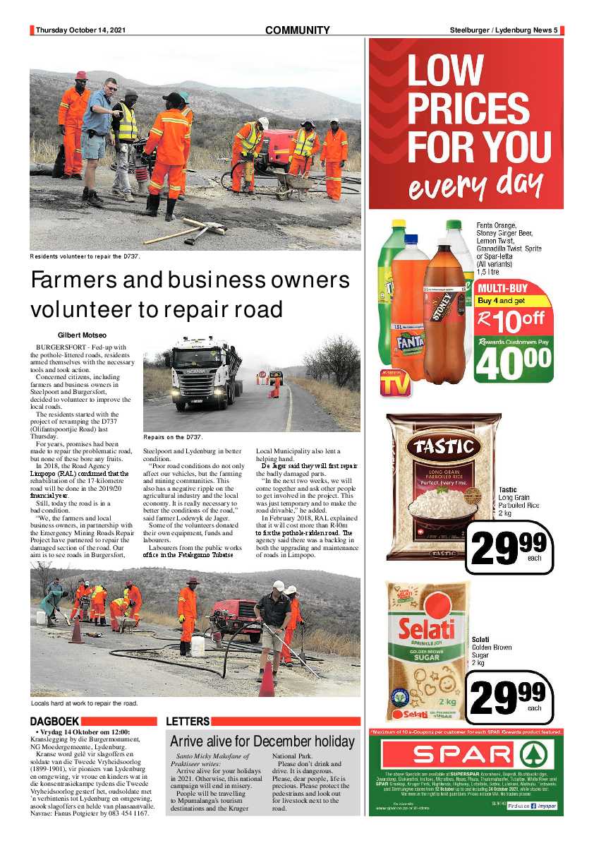 Steelburger News 14 October 2021 page 5