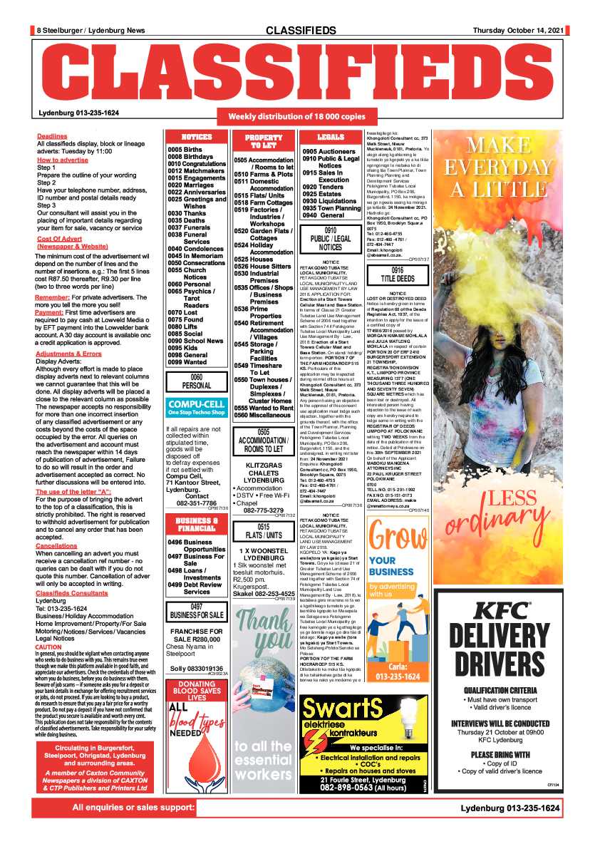 Steelburger News 14 October 2021 page 8
