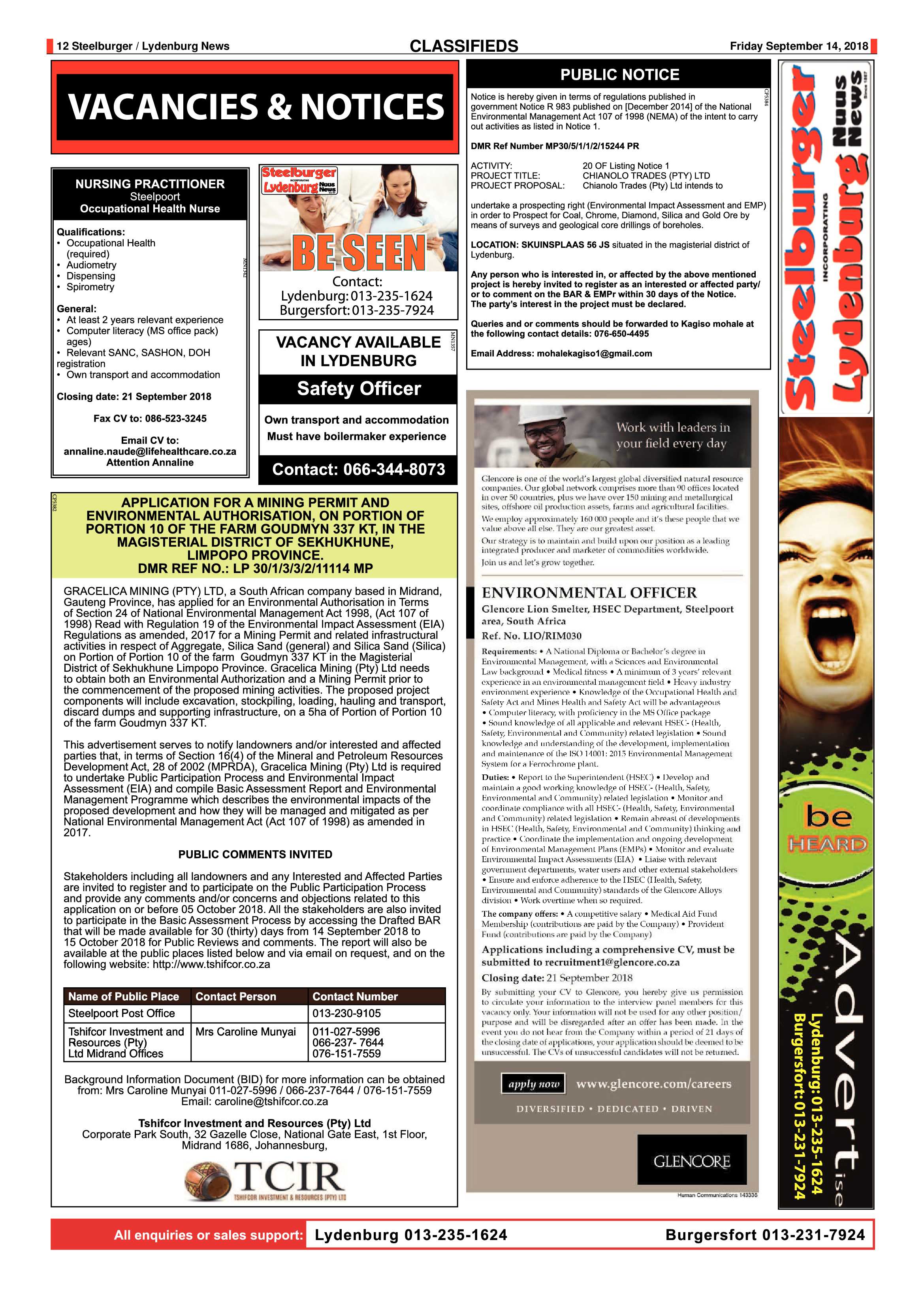 Steelburger News 14 September 2018 page 12