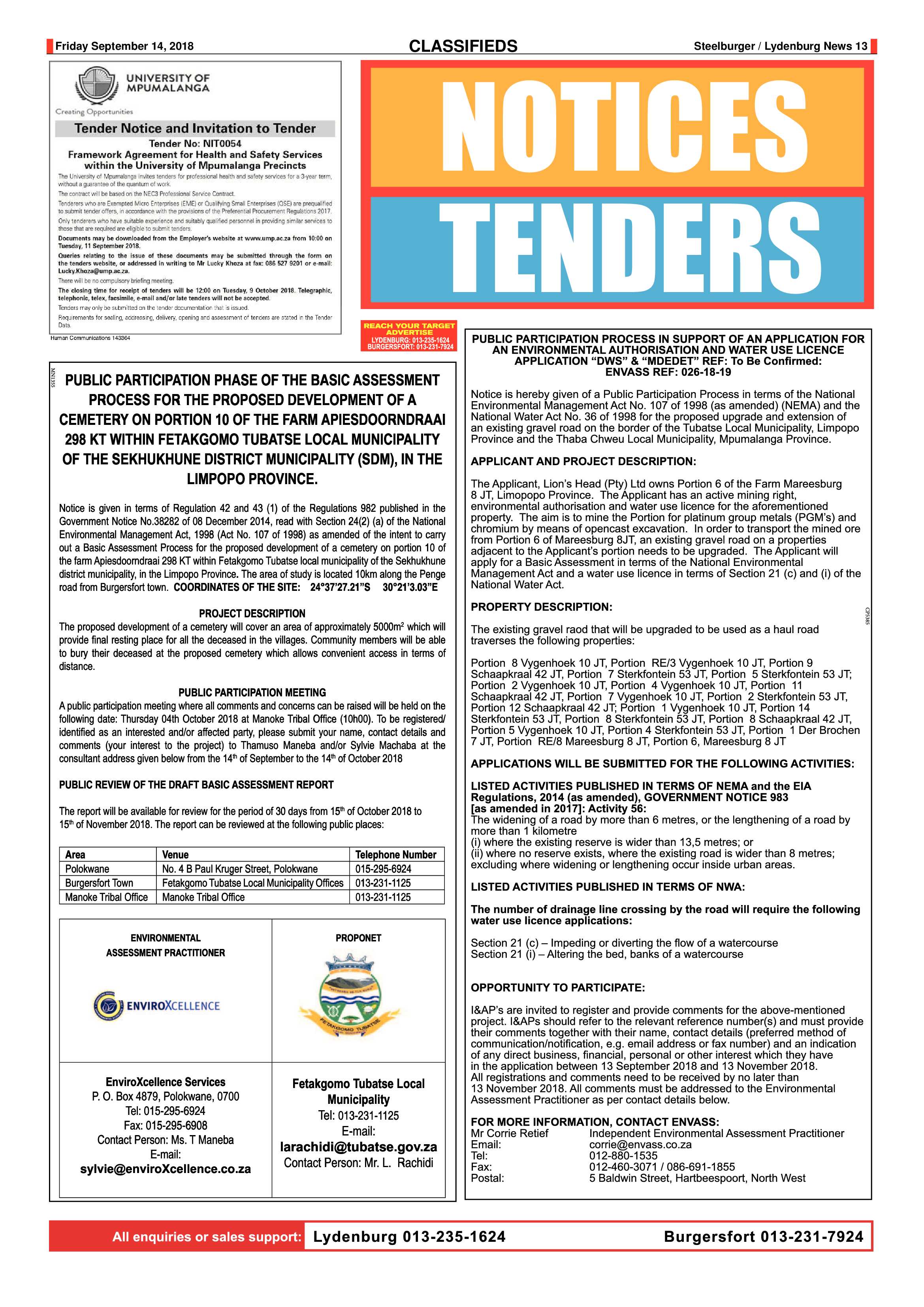 Steelburger News 14 September 2018 page 13