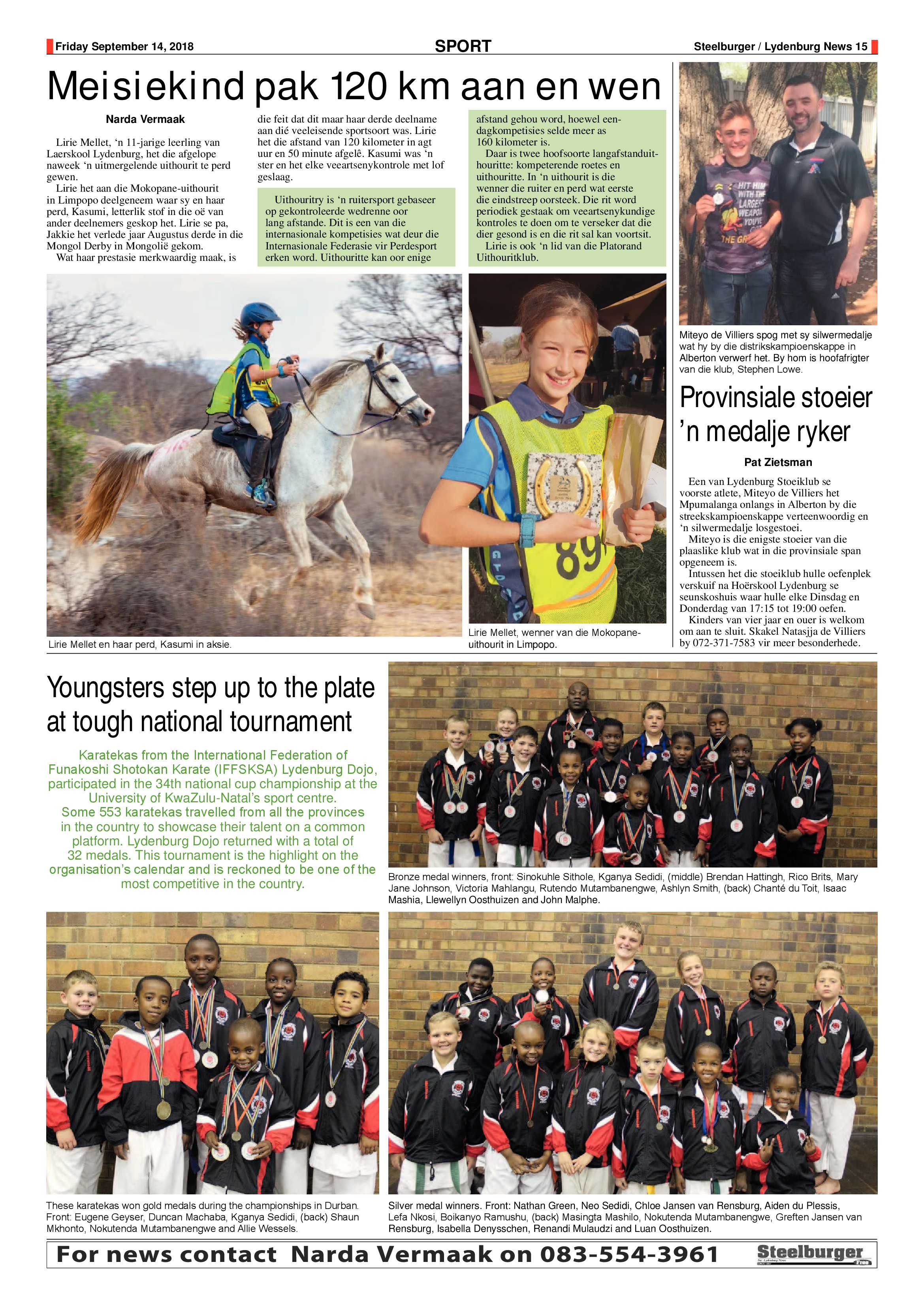 Steelburger News 14 September 2018 page 15