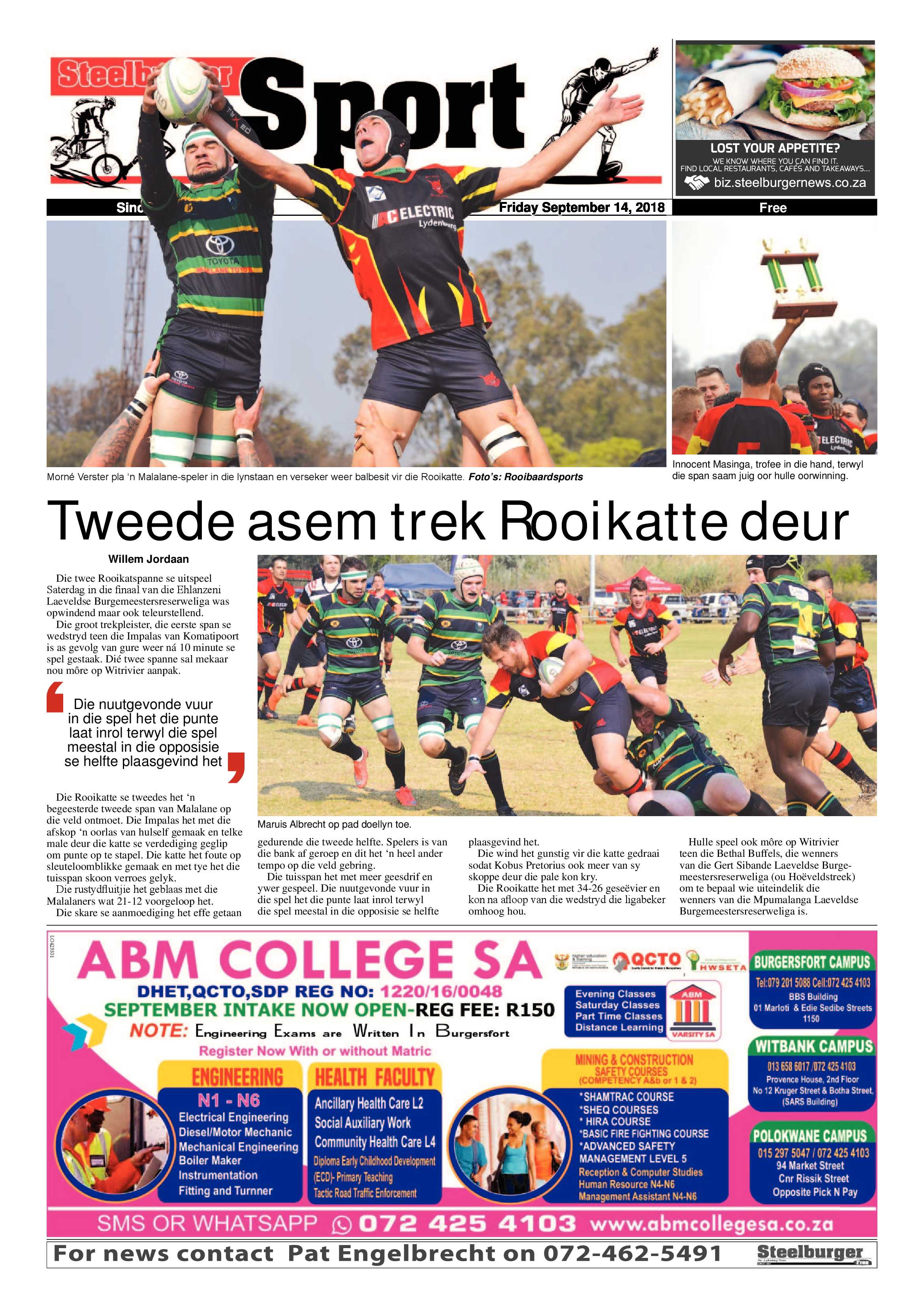 Steelburger News 14 September 2018 page 16