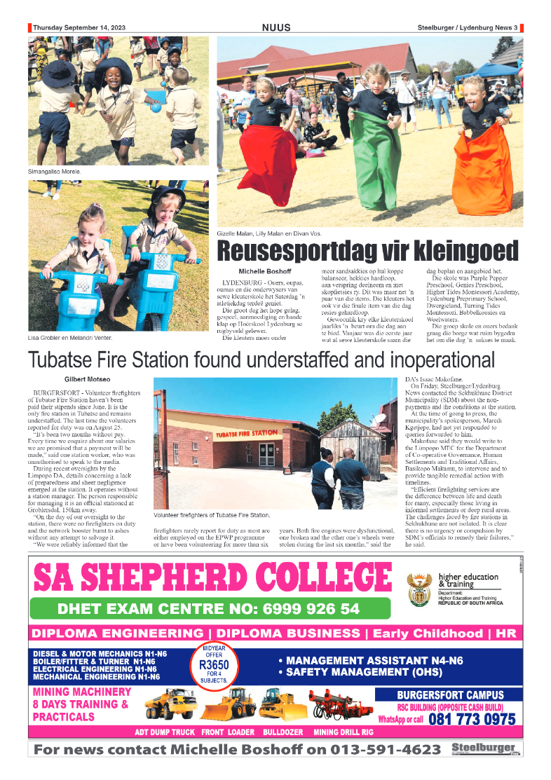 Steelburger News 14 September 2023 page 3