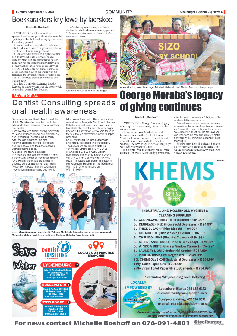 Steelburger News 14 September 2023 page 5