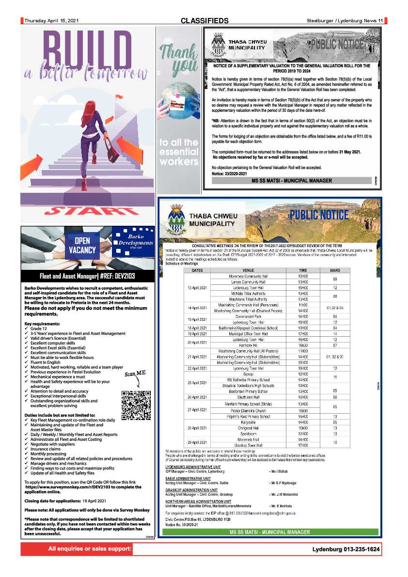 Steelburger News 15 April 2021 page 11