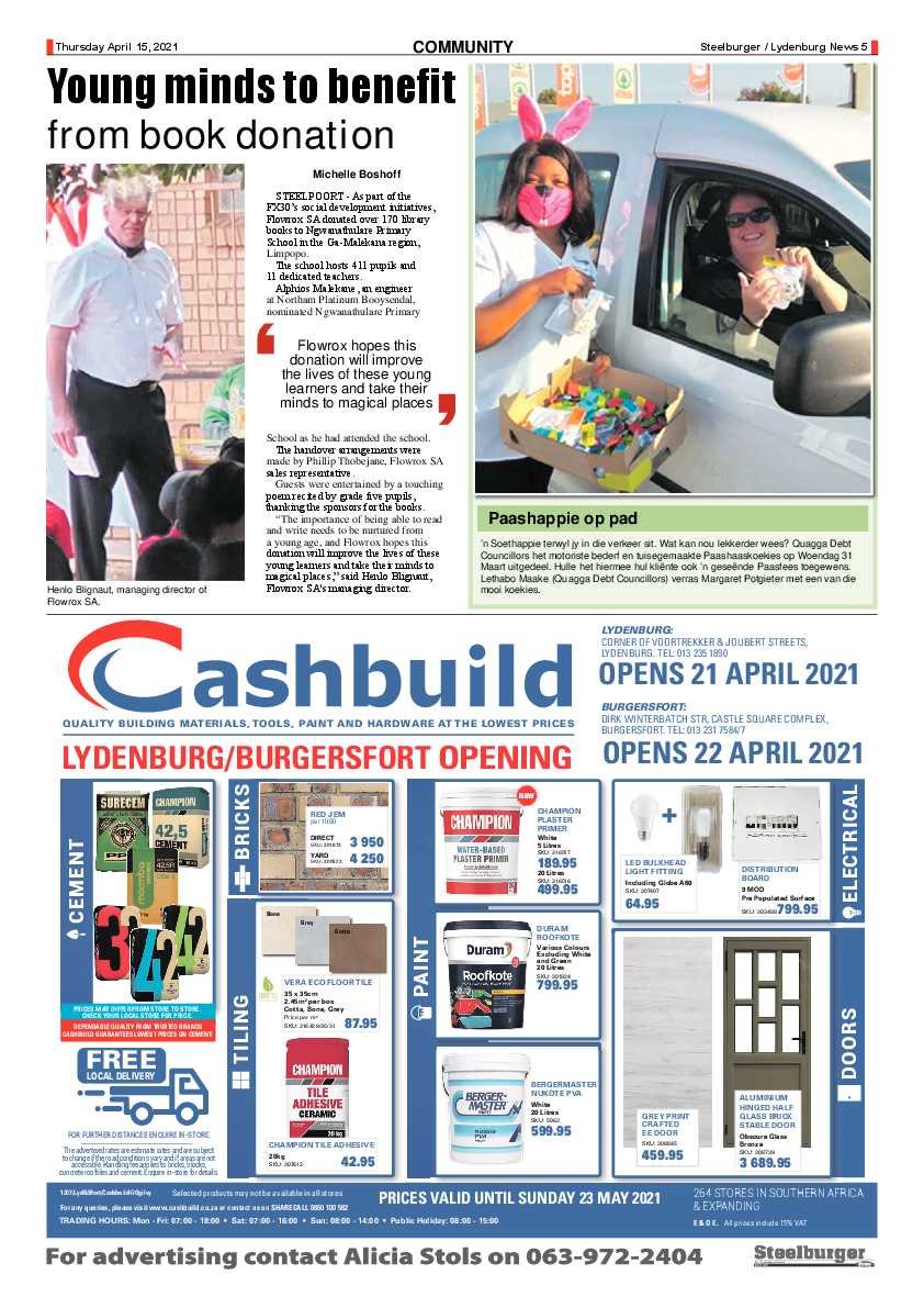 Steelburger News 15 April 2021 page 5