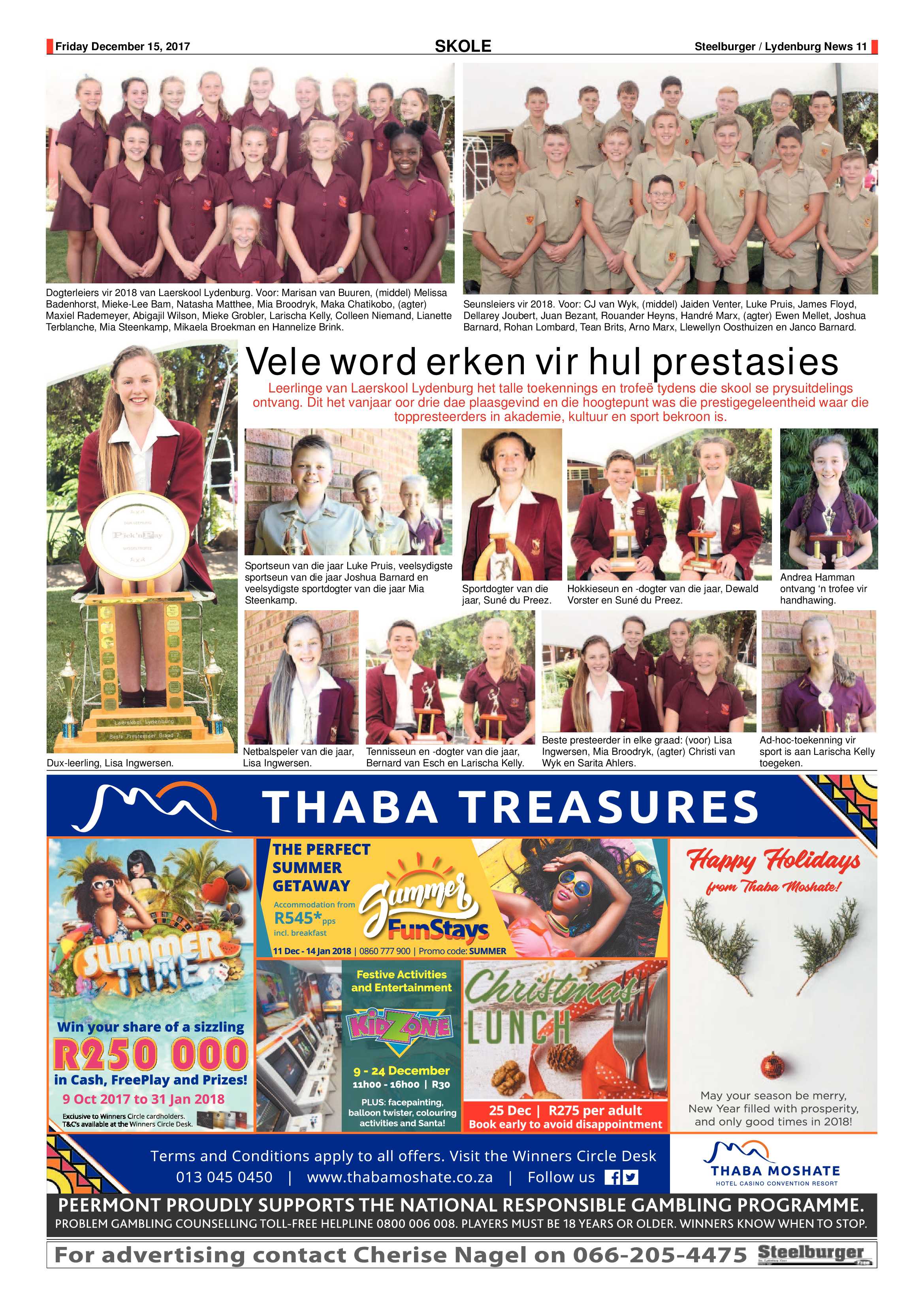 Steelburger News 15 December 2017 page 11