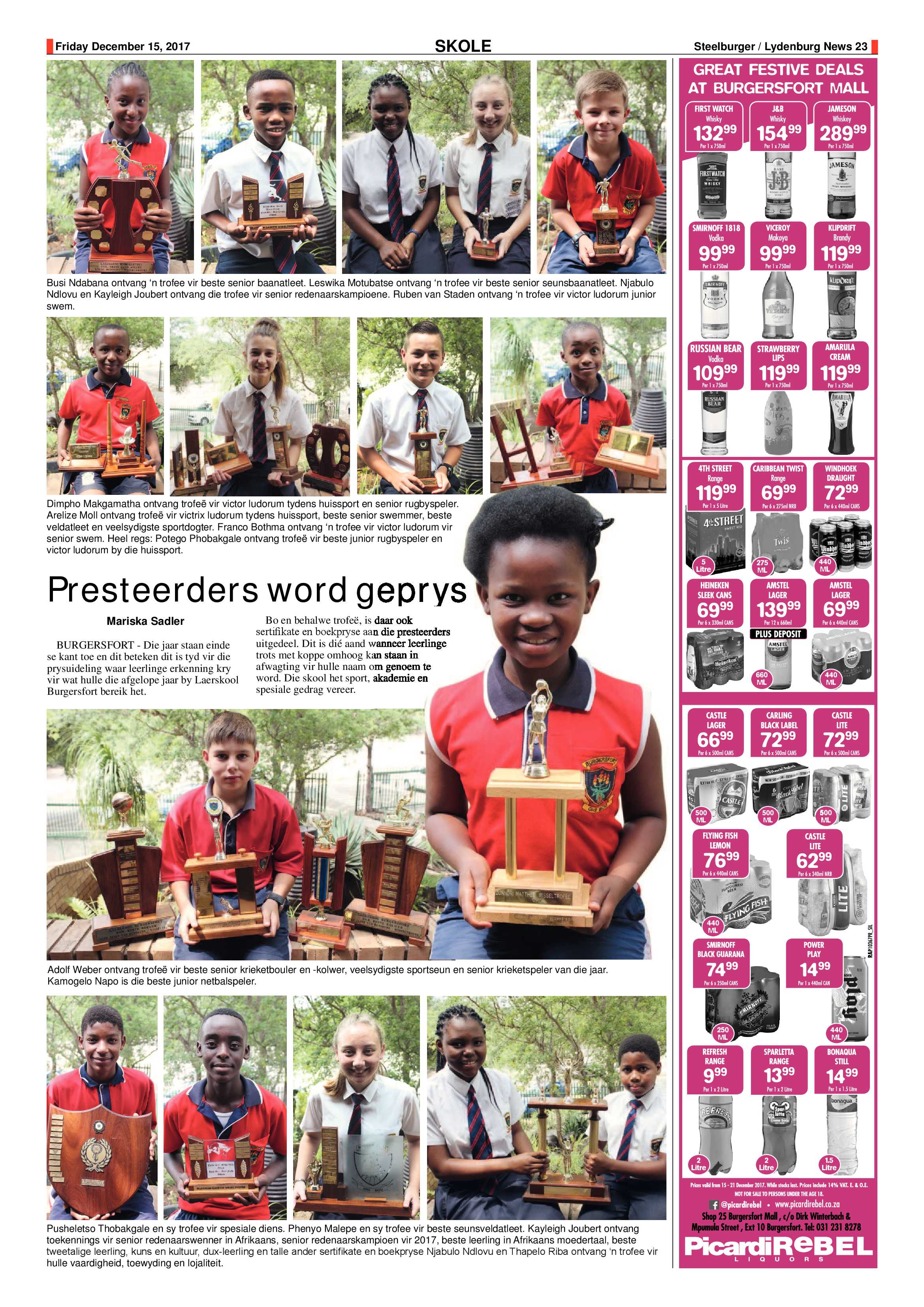 Steelburger News 15 December 2017 page 23