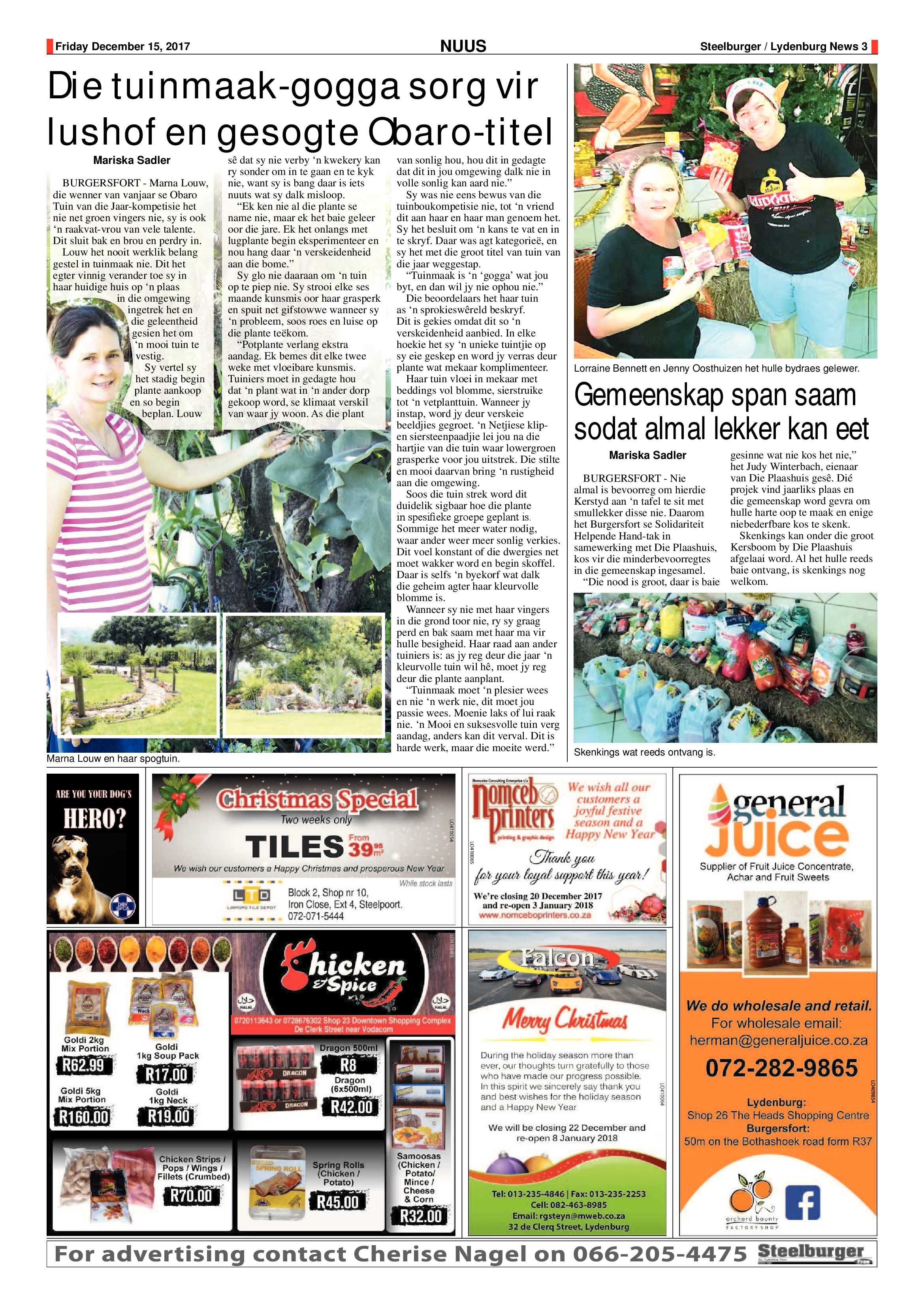 Steelburger News 15 December 2017 page 3