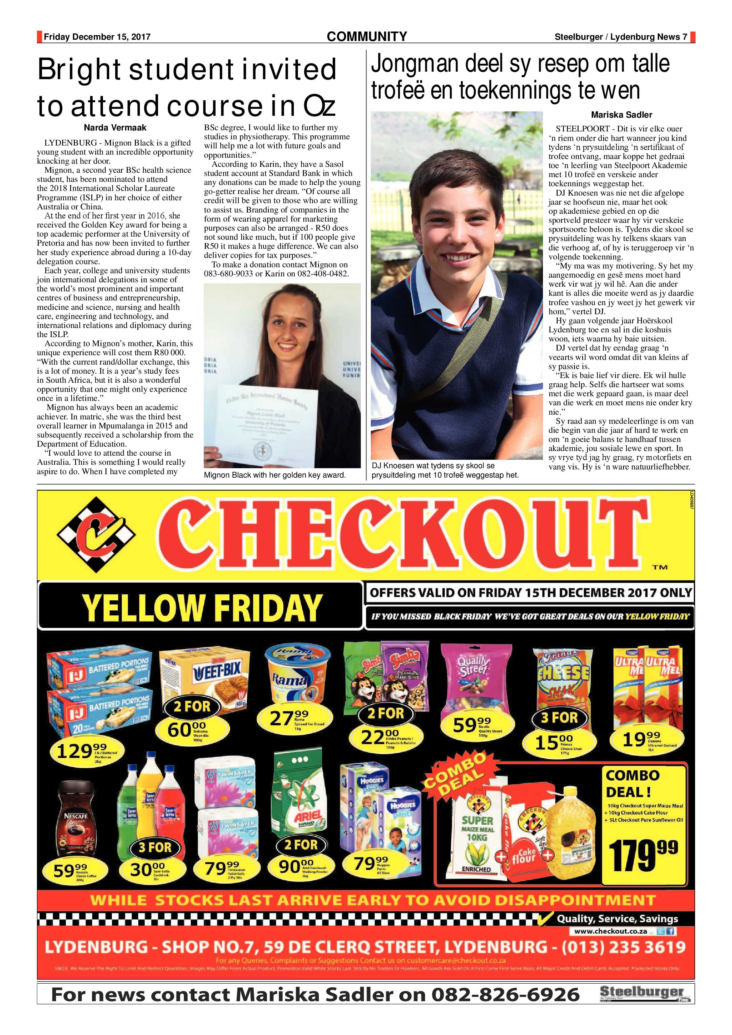 Steelburger News 15 December 2017 page 7