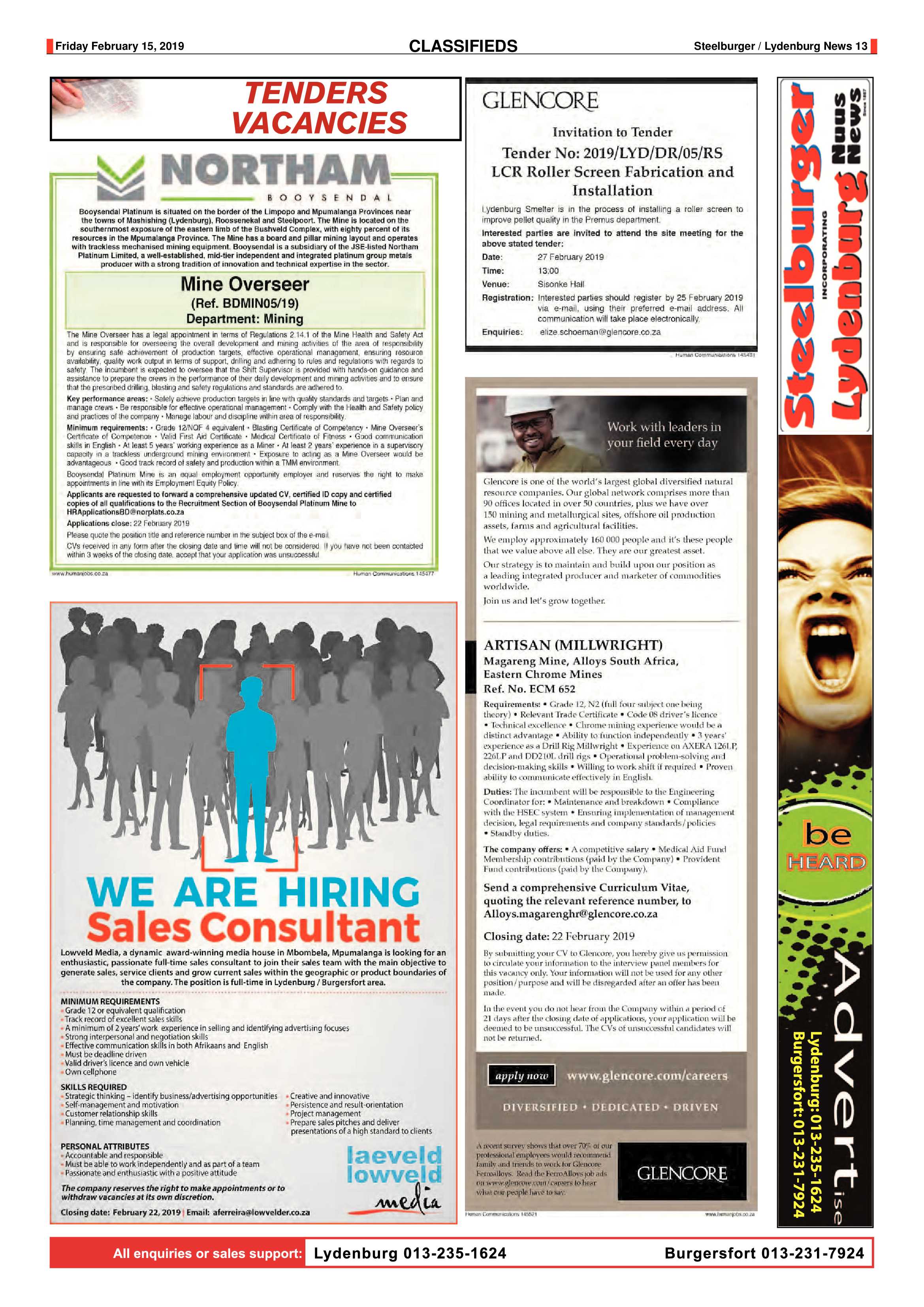 Steelburger News 15 February 2019 page 13