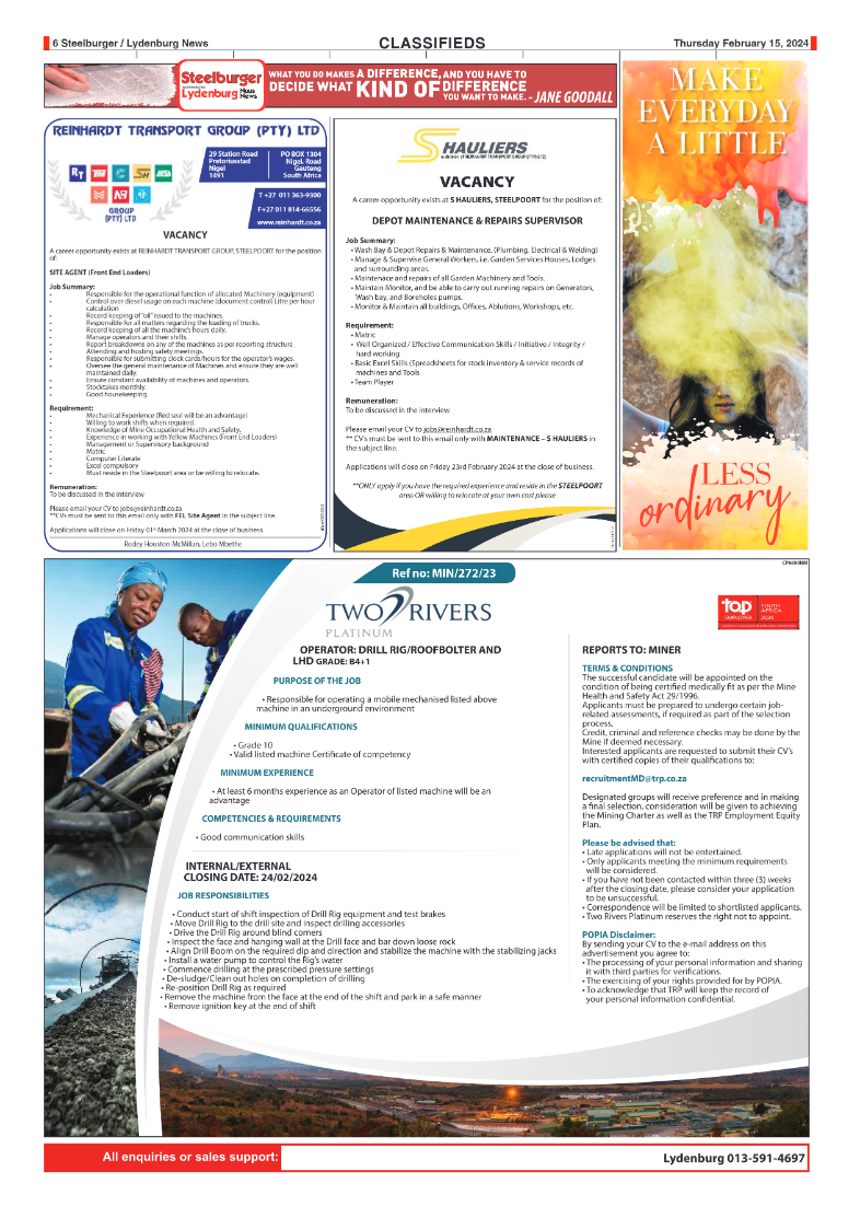 Steelburger News 15 February 2024 page 6