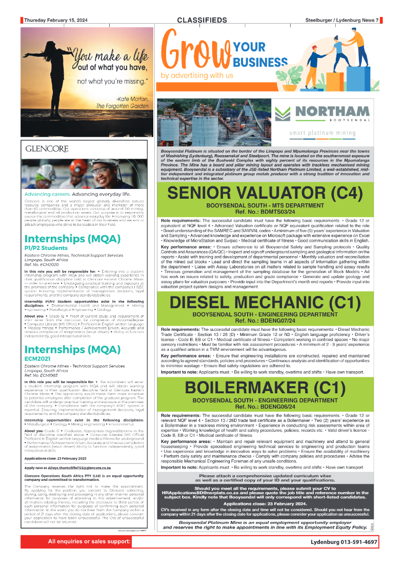 Steelburger News 15 February 2024 page 7