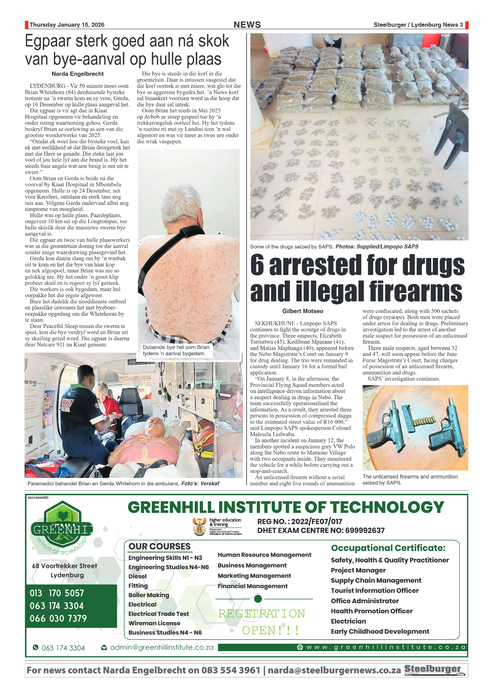 Steelburger News 15 January 2026 page 3
