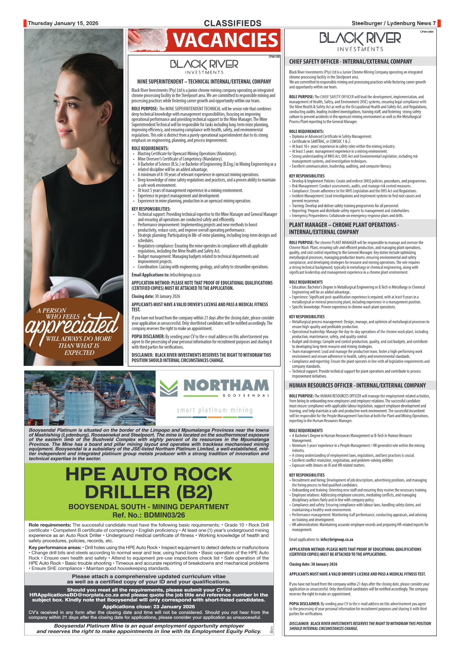 Steelburger News 15 January 2026 page 7